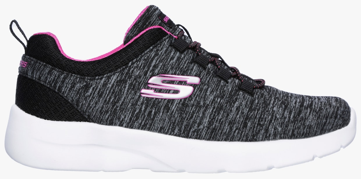 Skechers Slip-On Sneaker - schwarz-pink