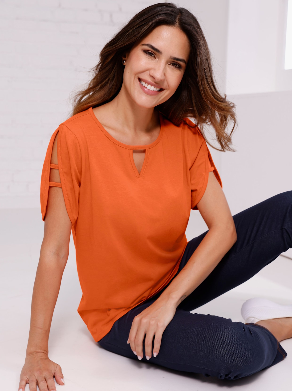 Freizeitshirt - orange