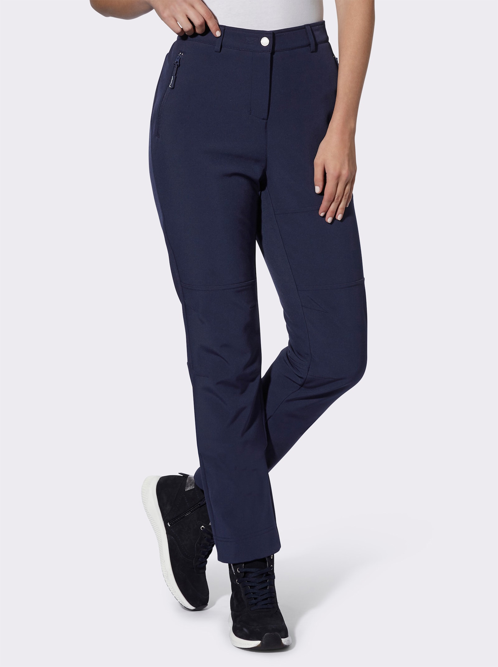 Softshellhose mit Fleece-Innenseite - marine