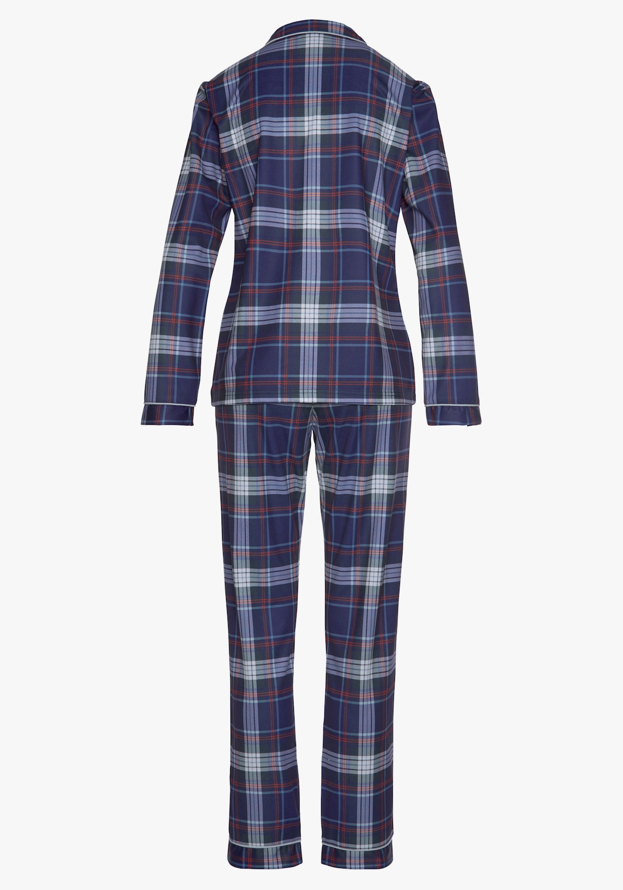 H.I.S Pyjama - blau-kariert