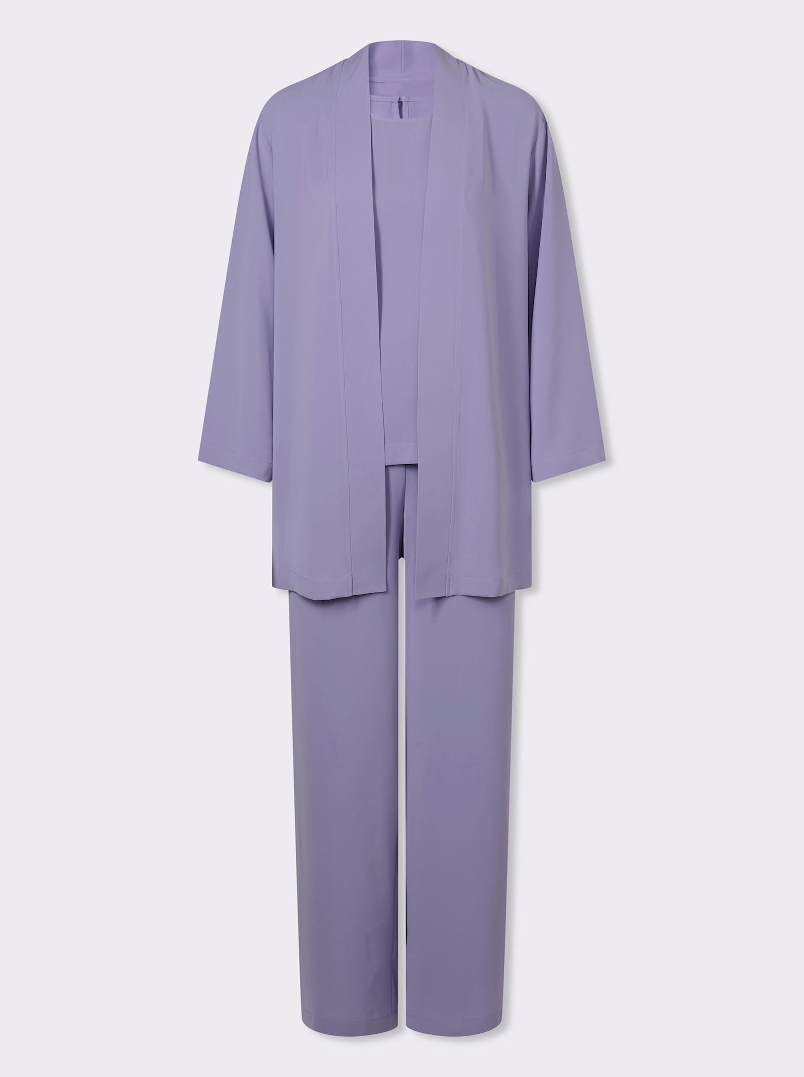 heine Anzug 3-teilig mit Schlupfhose - lavendel