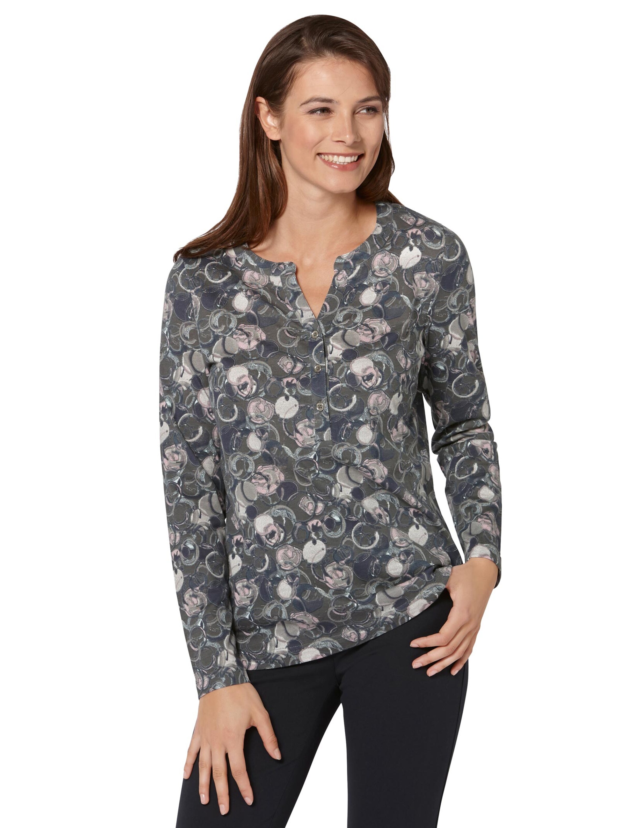 Shirt - mauve-bedruckt