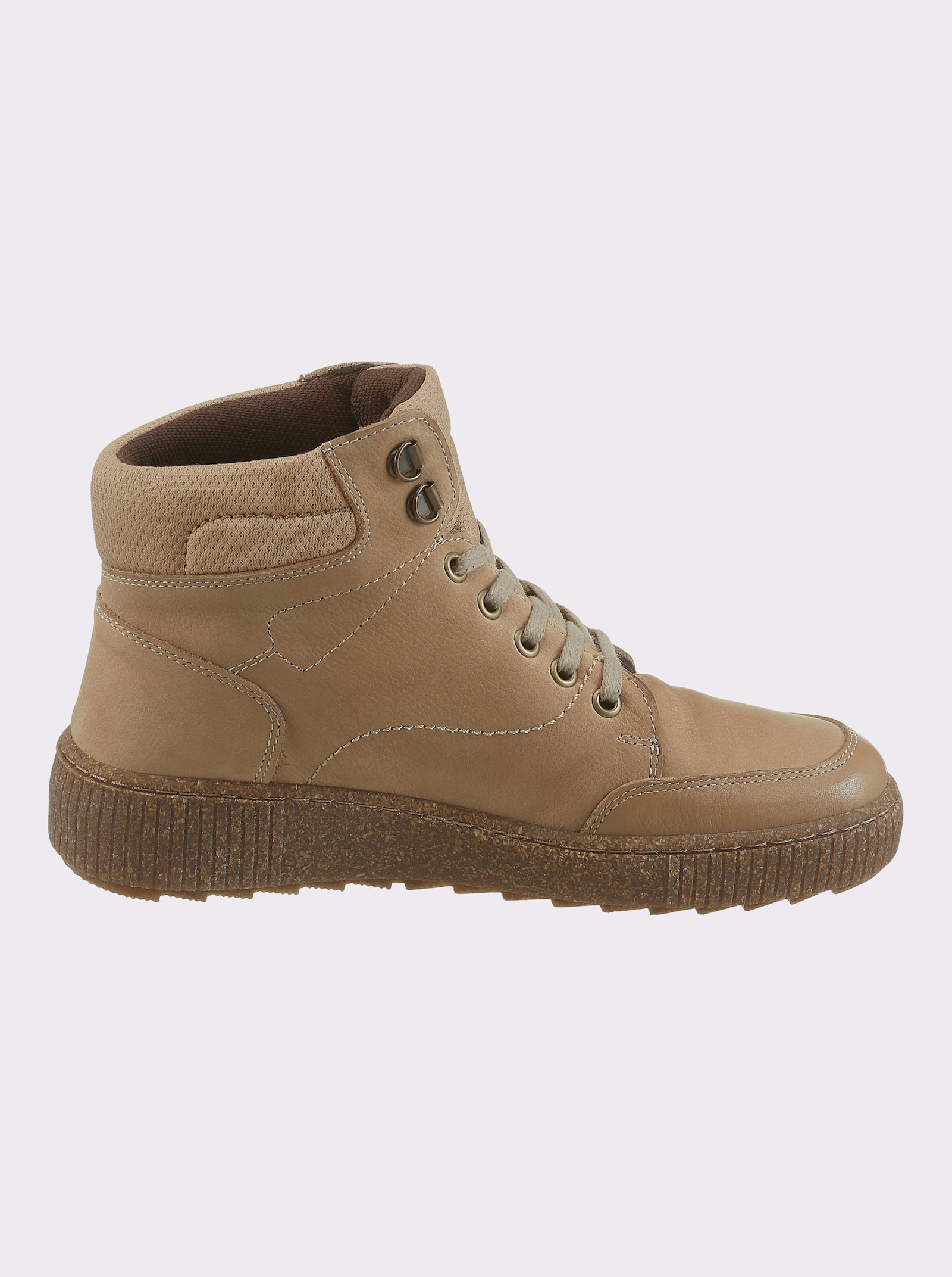 airsoft modern+ Stiefelette mit Polsterung - beige