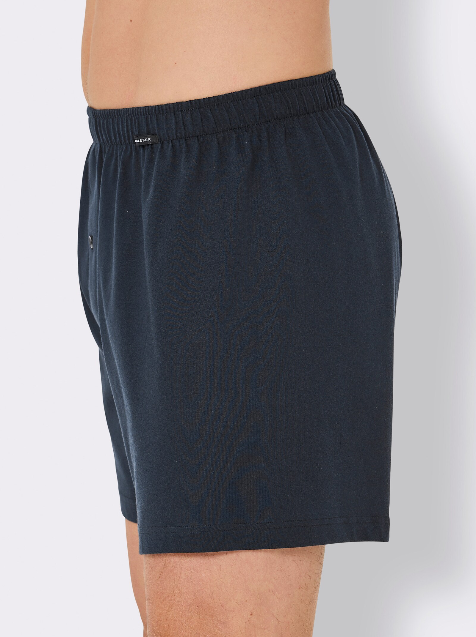 Schiesser Boxershorts mit Streifen - marine