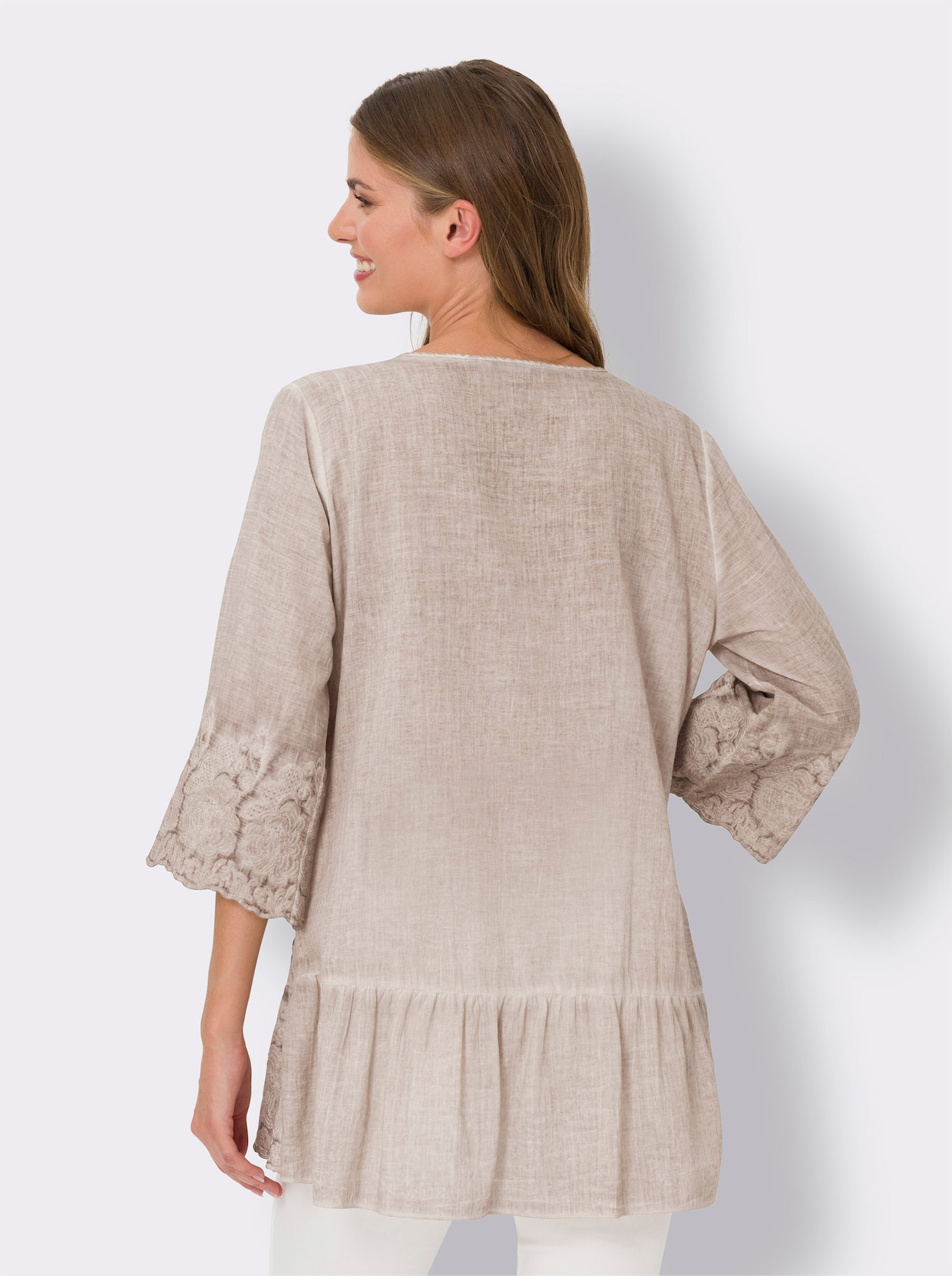 heine Bluse - sesam-champagner