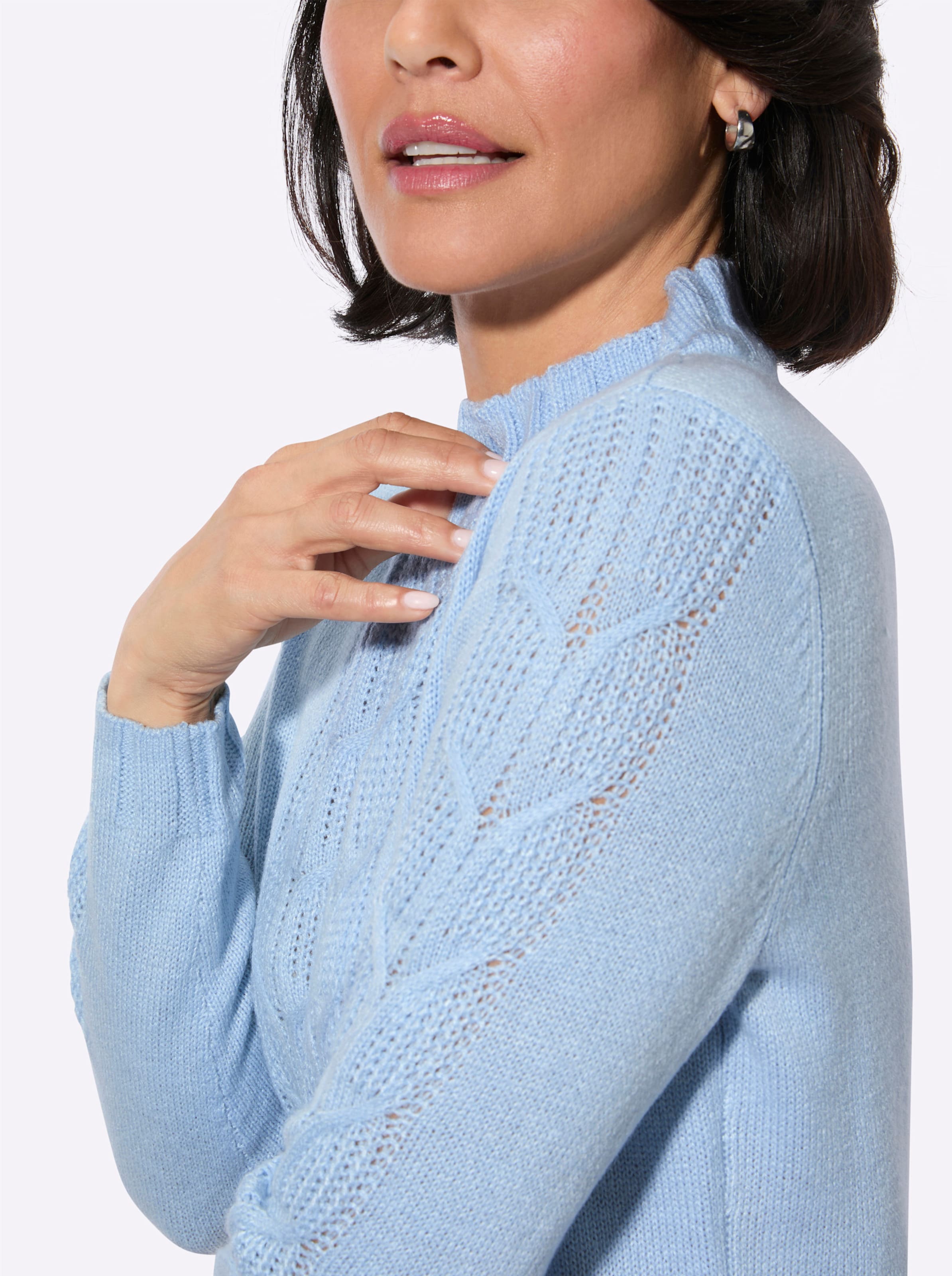 Thumbnail - Stehkragenpullover