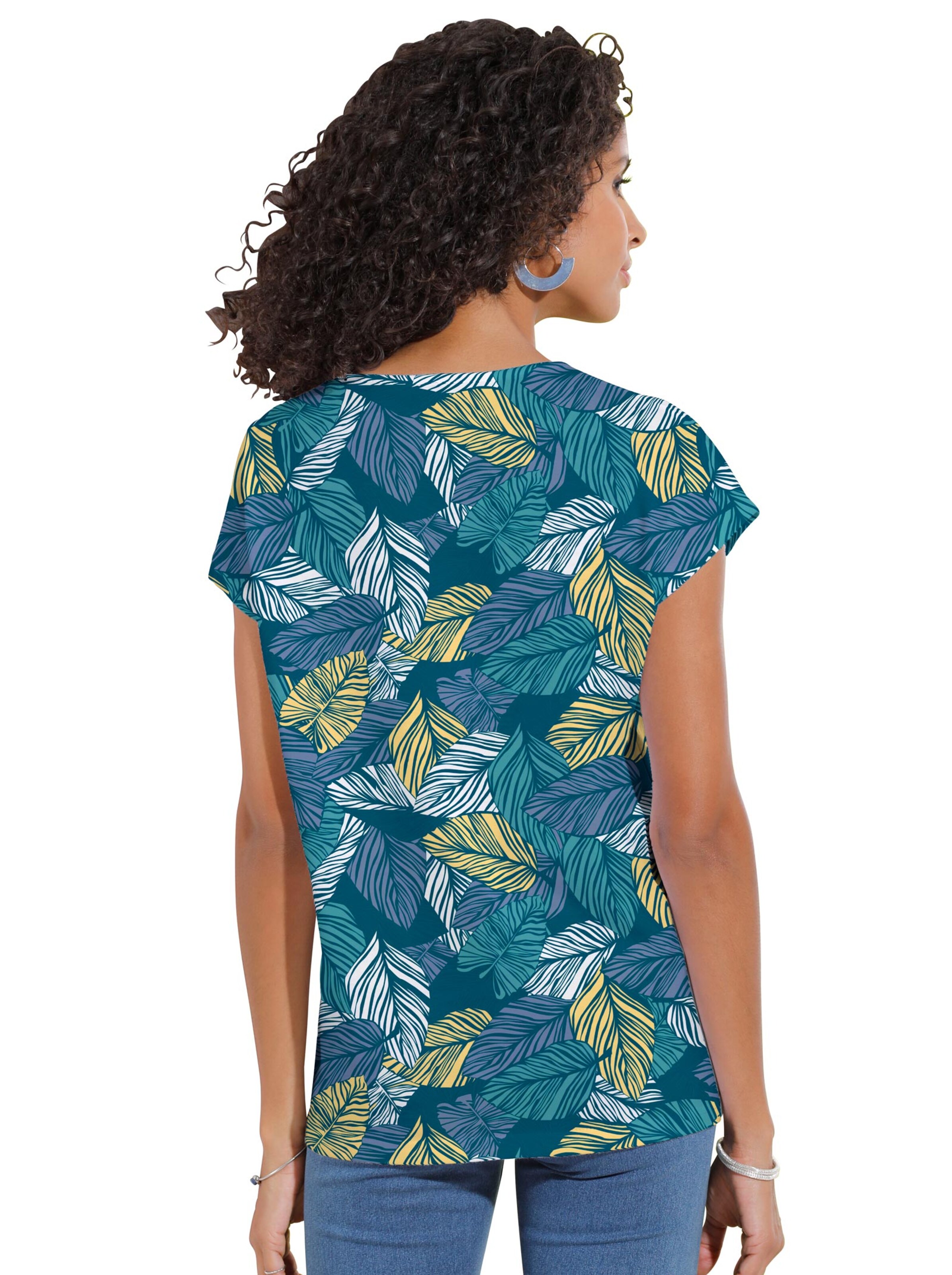 Shirt - blau-bedruckt