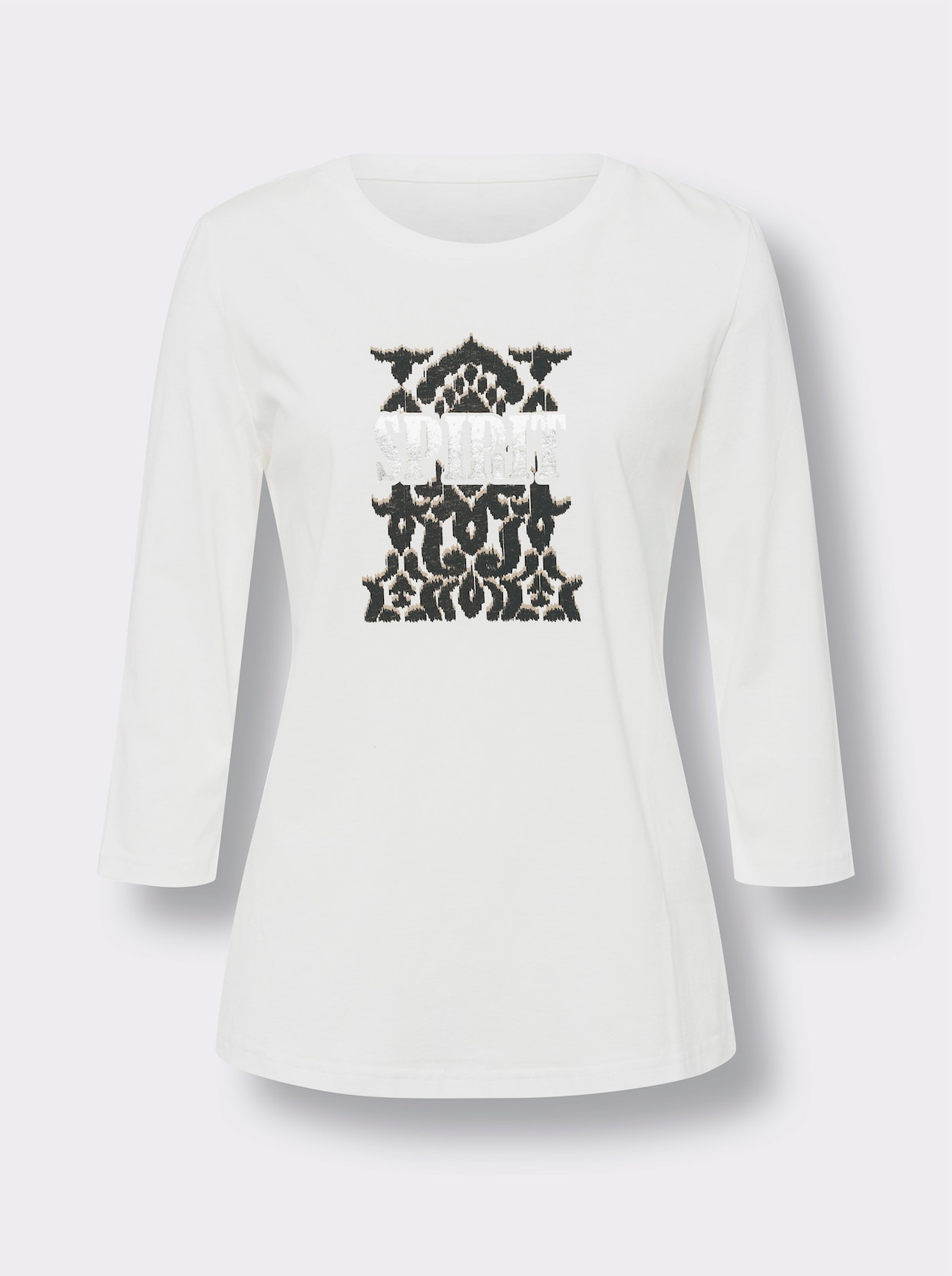 heine T-shirt à manches 3/4 - écru
