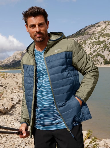 Catamaran Sports Steppjacke - khaki-dunkelblau