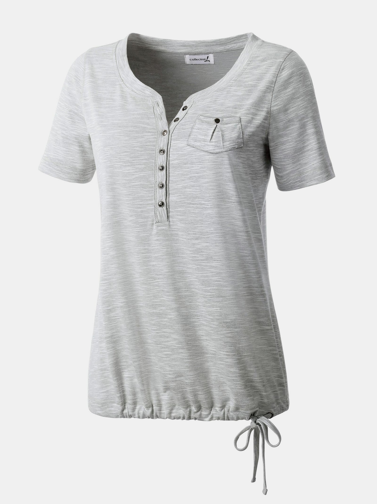T-shirt à manches courtes - gris clair chiné