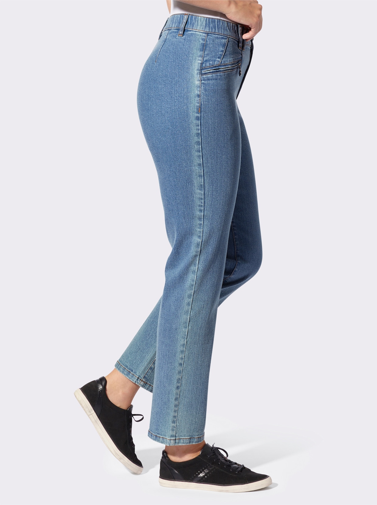 Jeans - blue-bleached