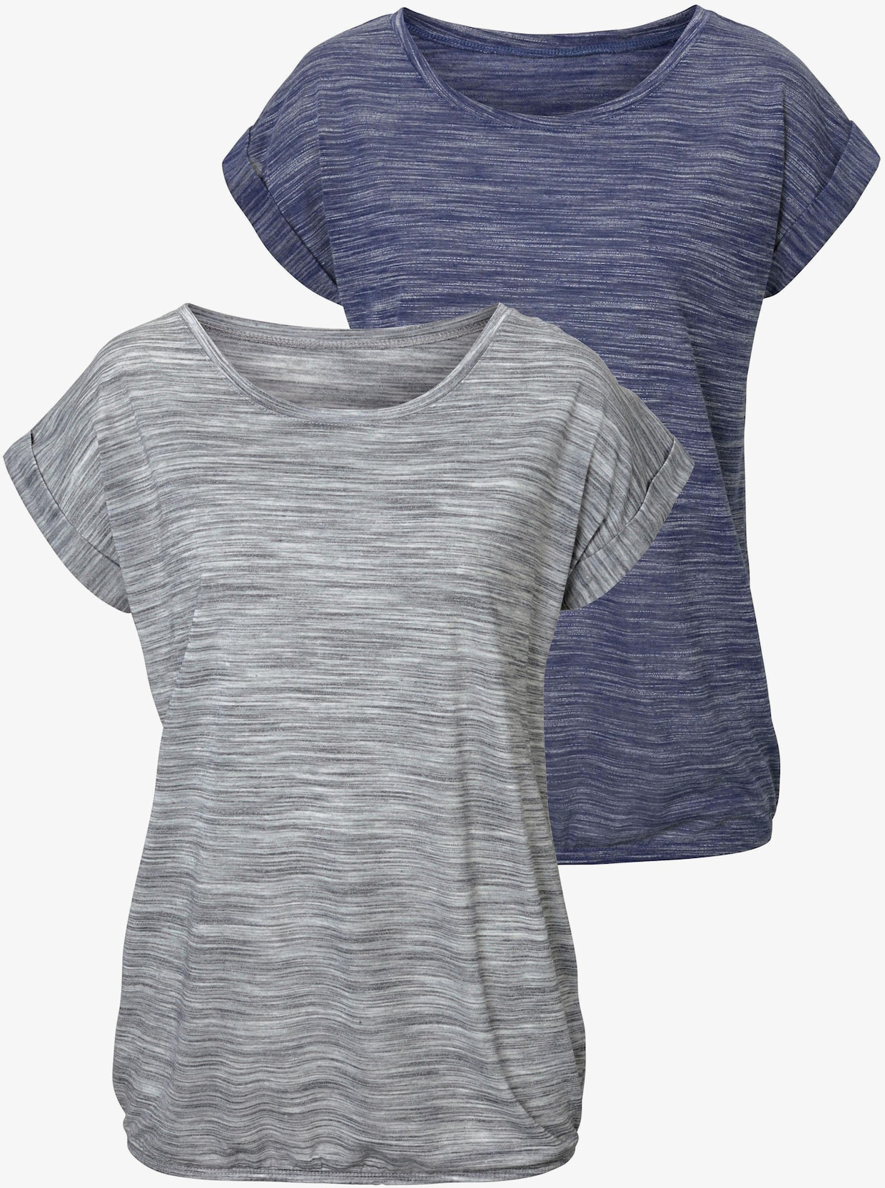 Beachtime T-shirt - bleu chiné, gris chiné