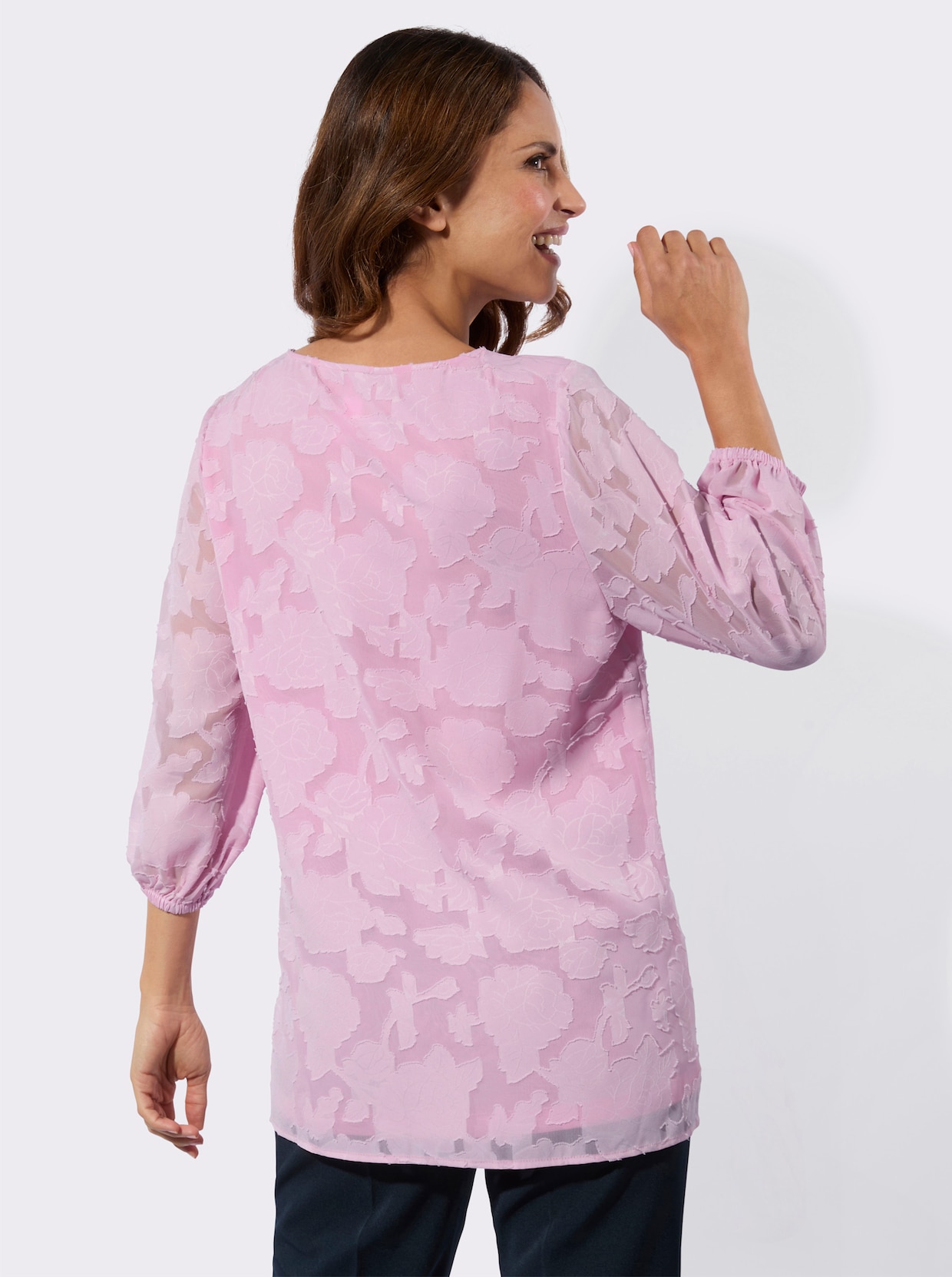 Longbluse - rosé