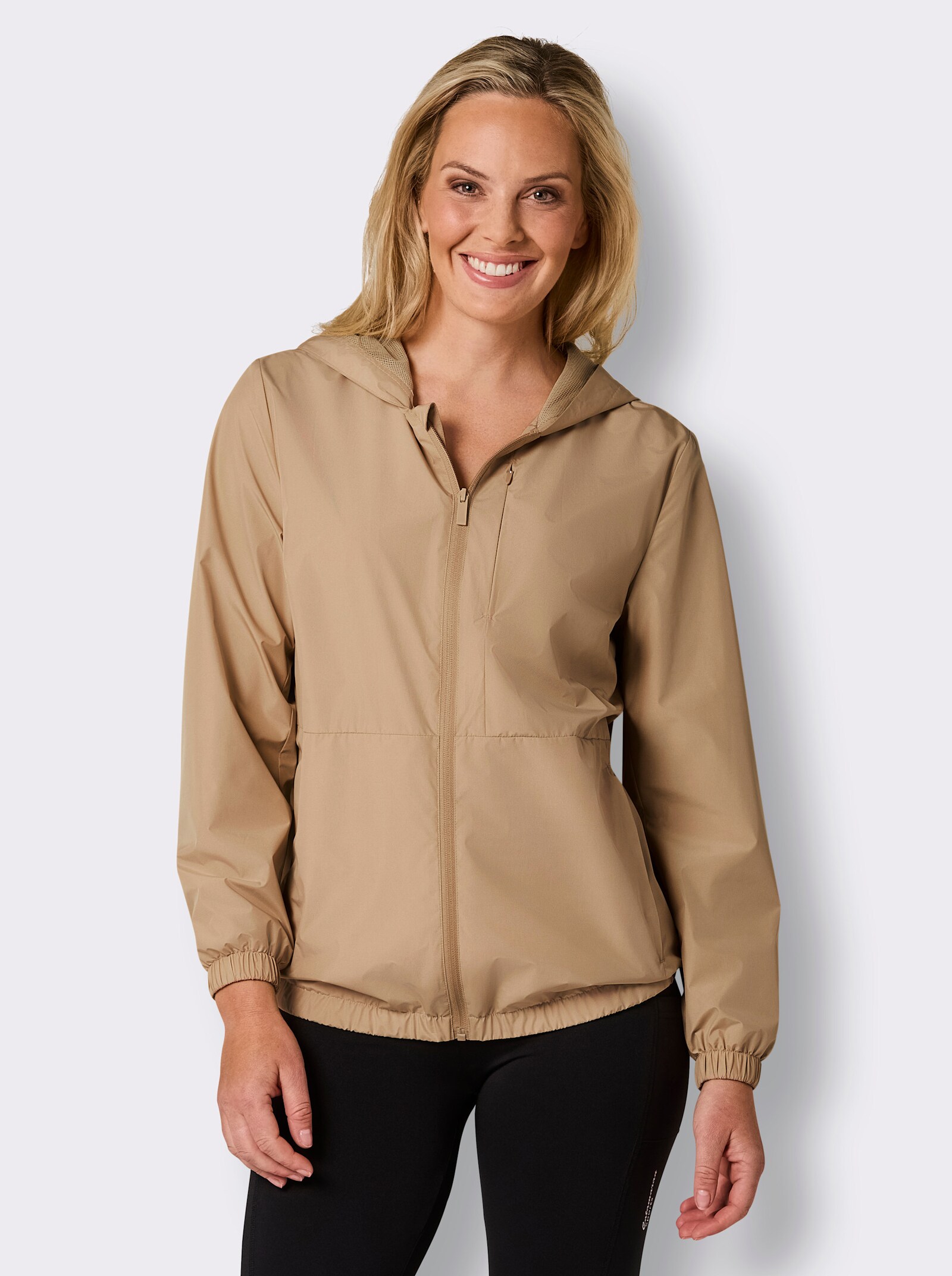 Catamaran Sports Funktionsjacke mit Kapuze - camel