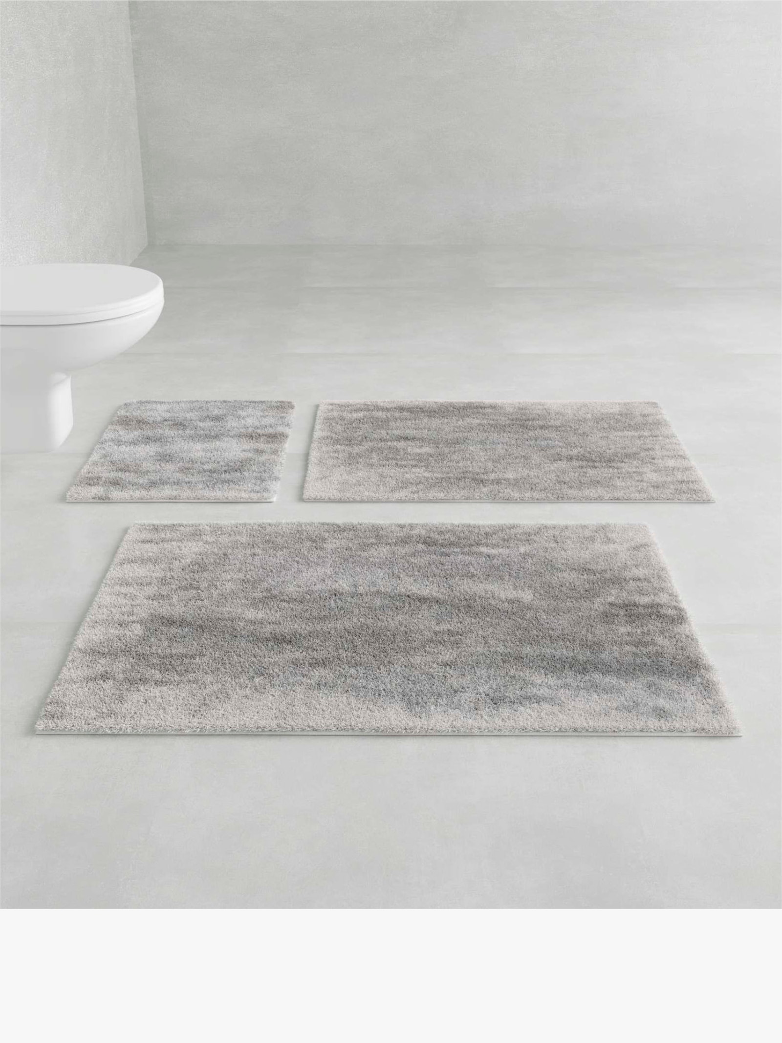 Grund Badematte - silberfarben