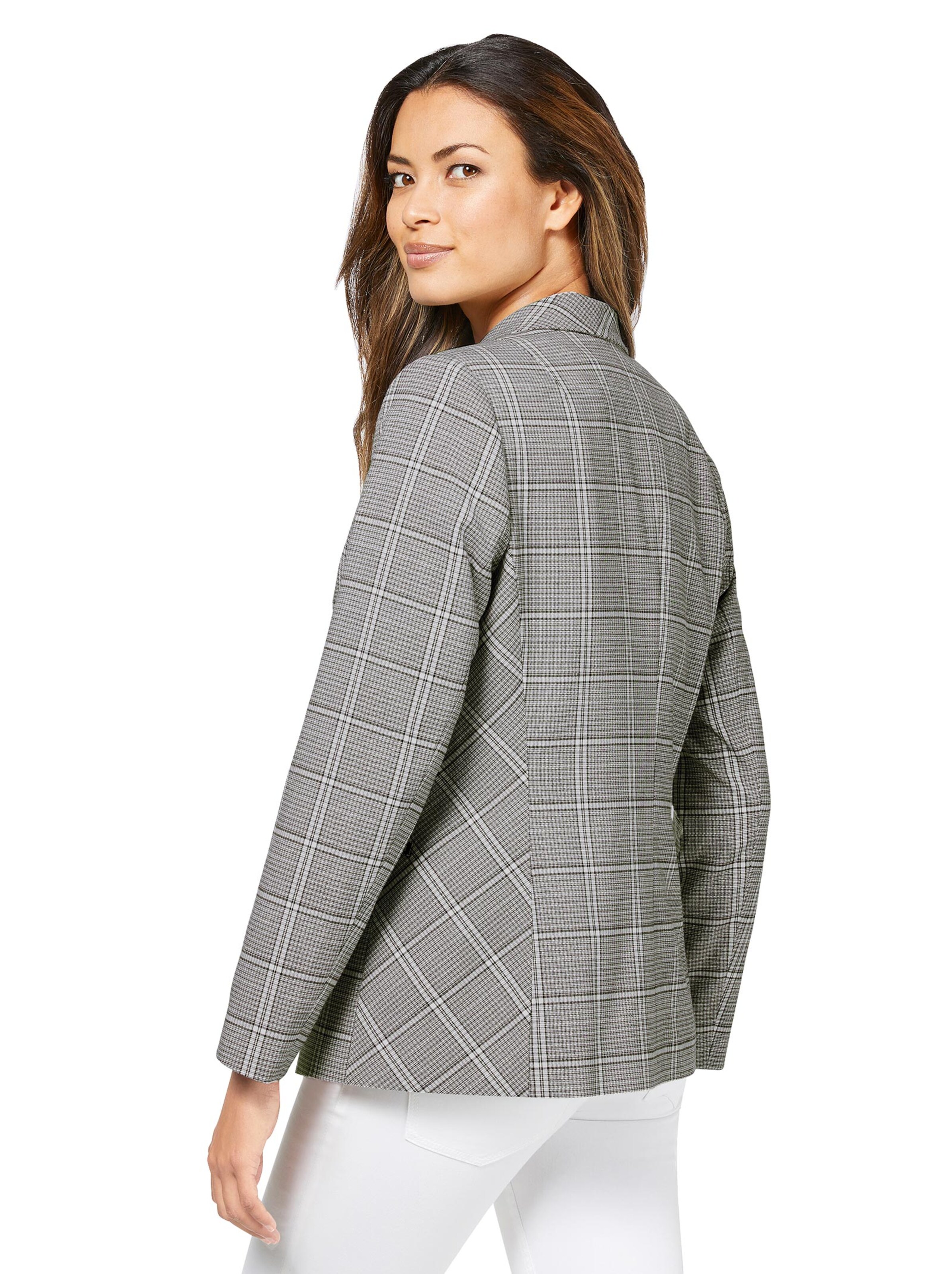 Blazer In Schwarz Weiss Kariert Witt Weiden