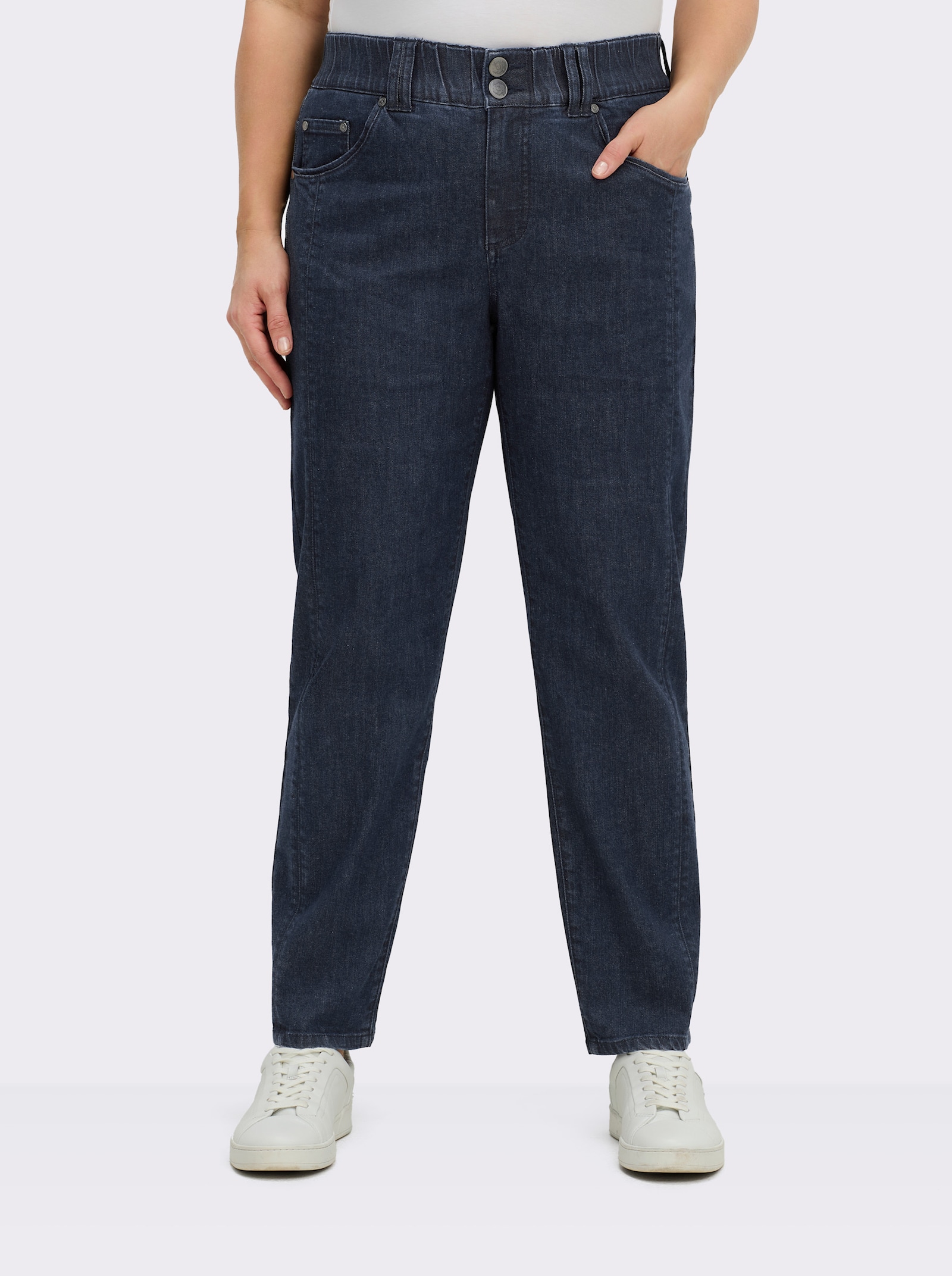 sheego Jeans in 5-pocketsmodel - dark-blue