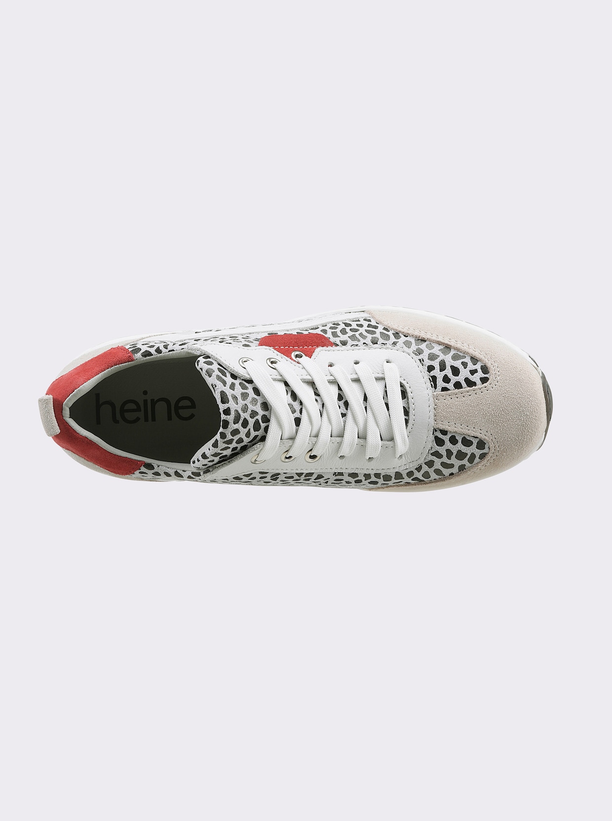 heine Sneaker - grijs/wit gedessineerd