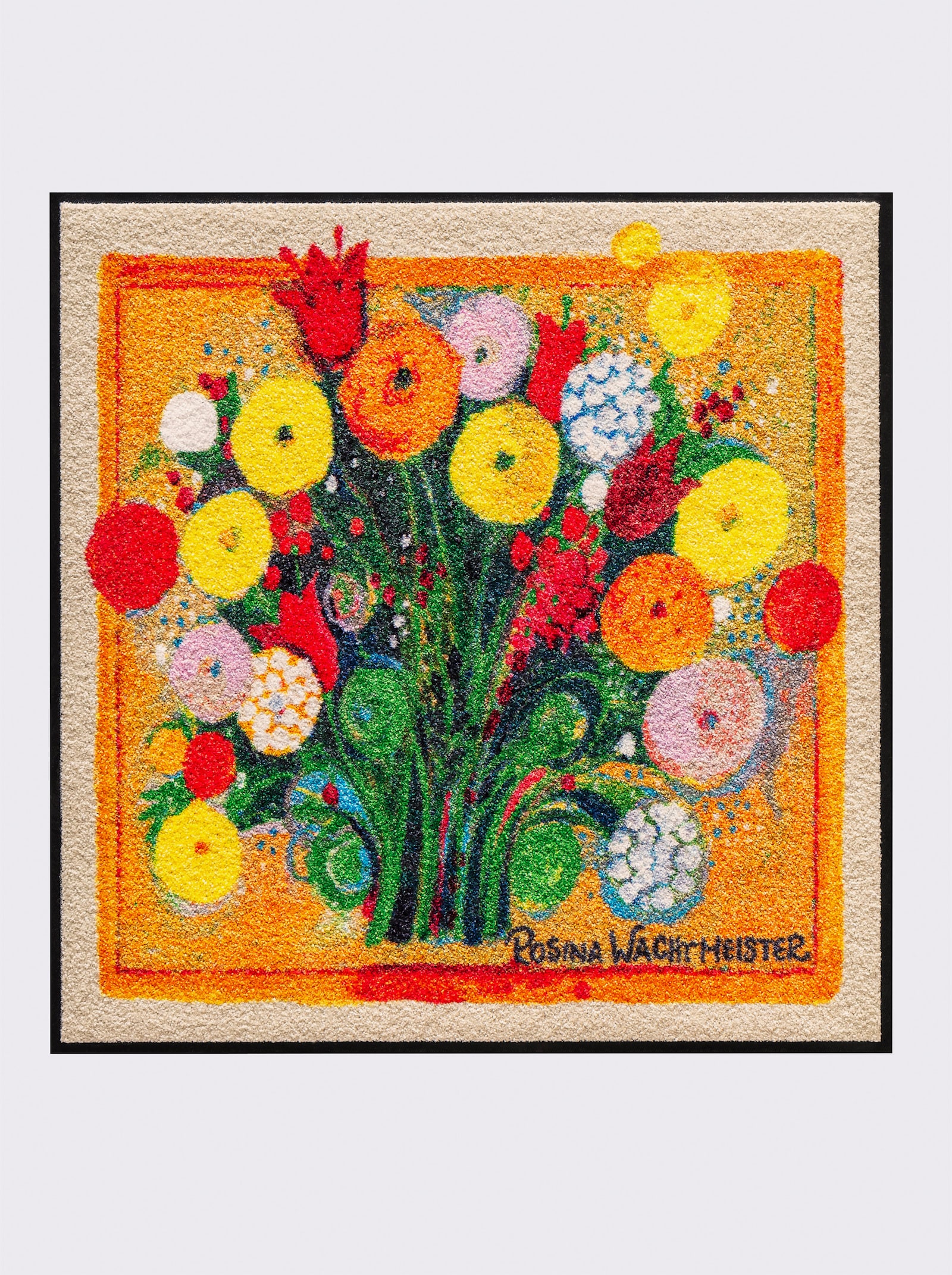 Salonloewe Fußmatte - orange-bunt