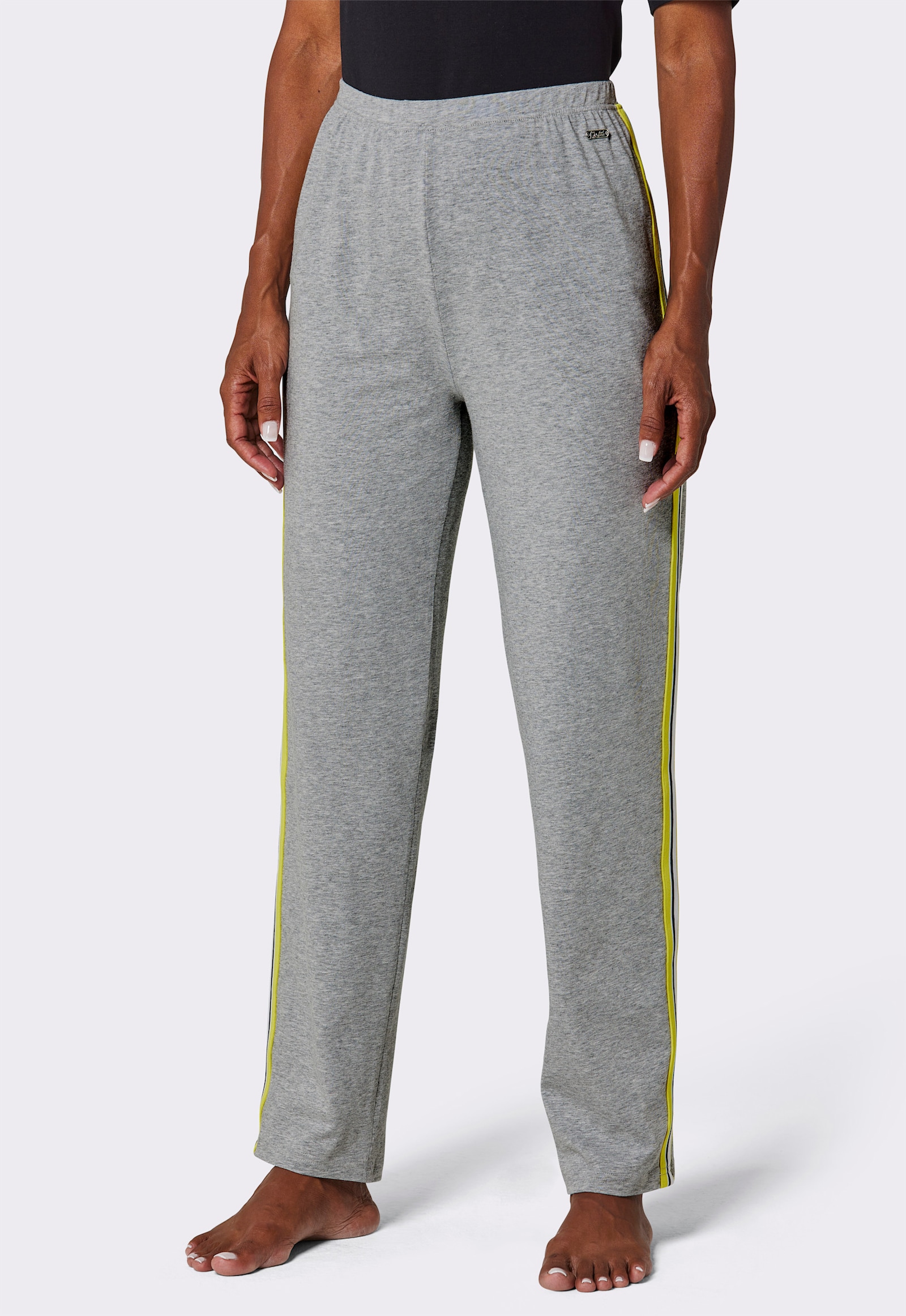 feel good Hose - grau-meliert