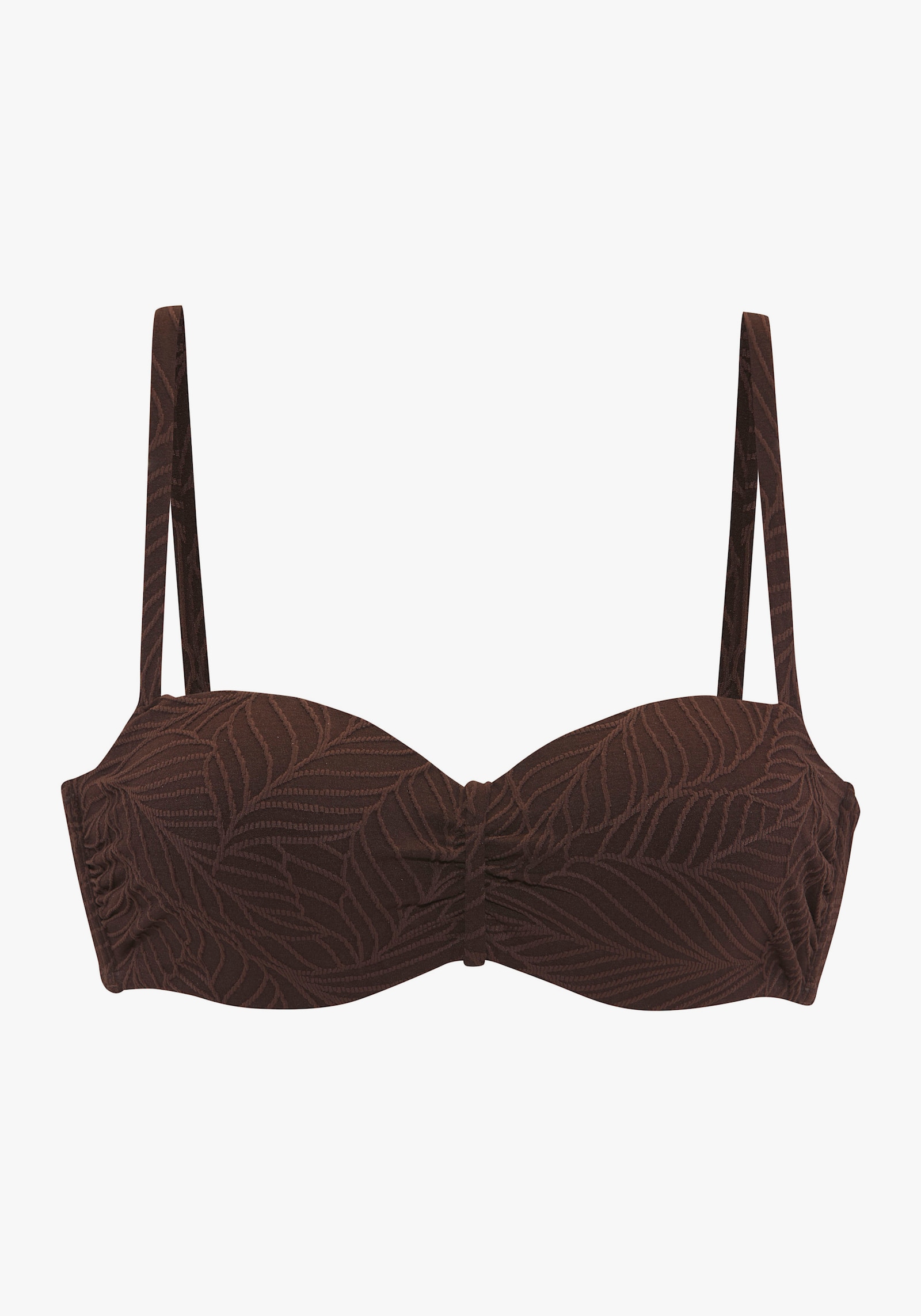LASCANA Bügel-Bandeau-Bikini-Top - braun