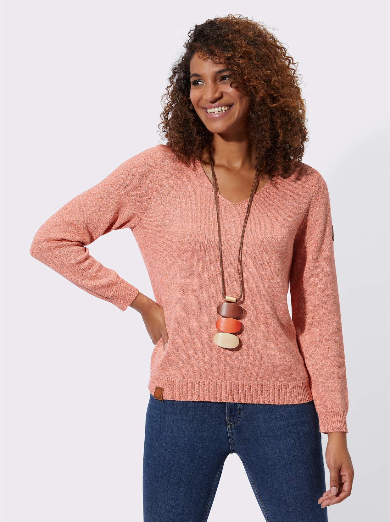 Pullover - papaja gemêleerd