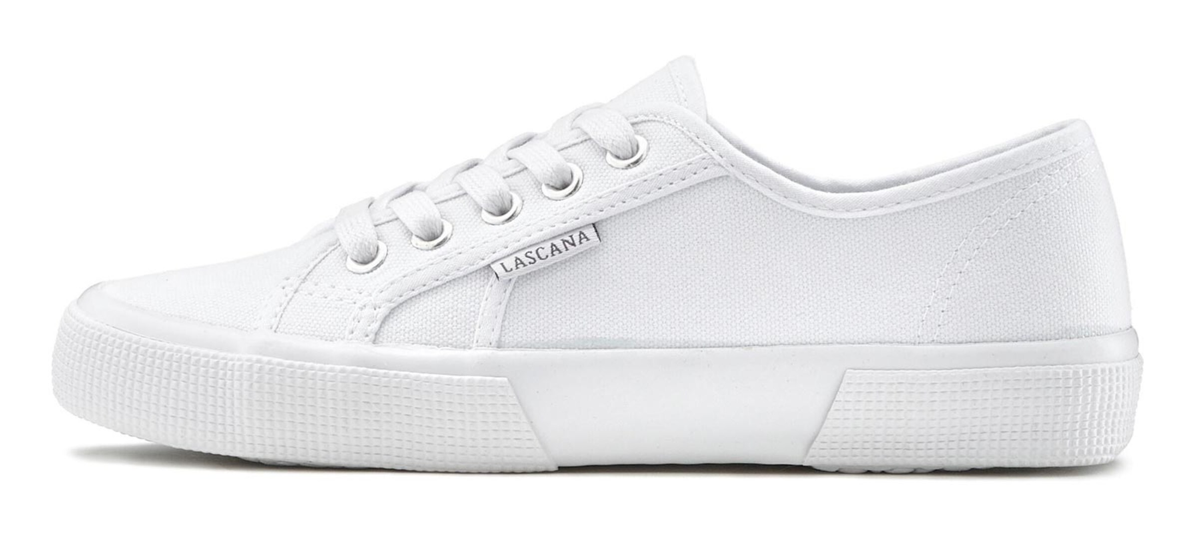 Schuhe Sneakers LASCANA Sneaker in weiß 