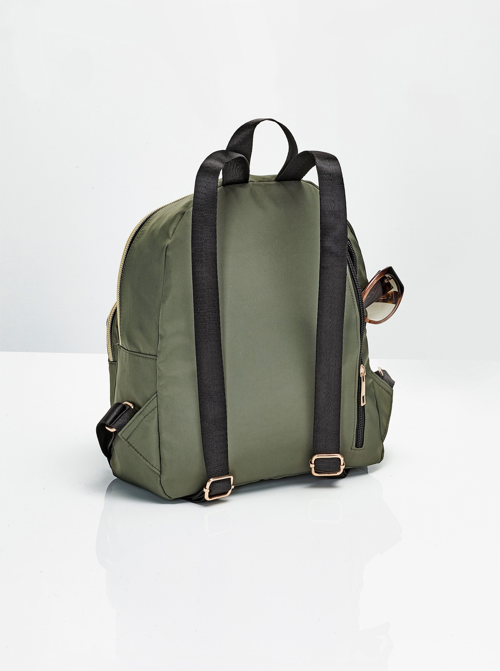 Rucksack und Schaltuch - grün