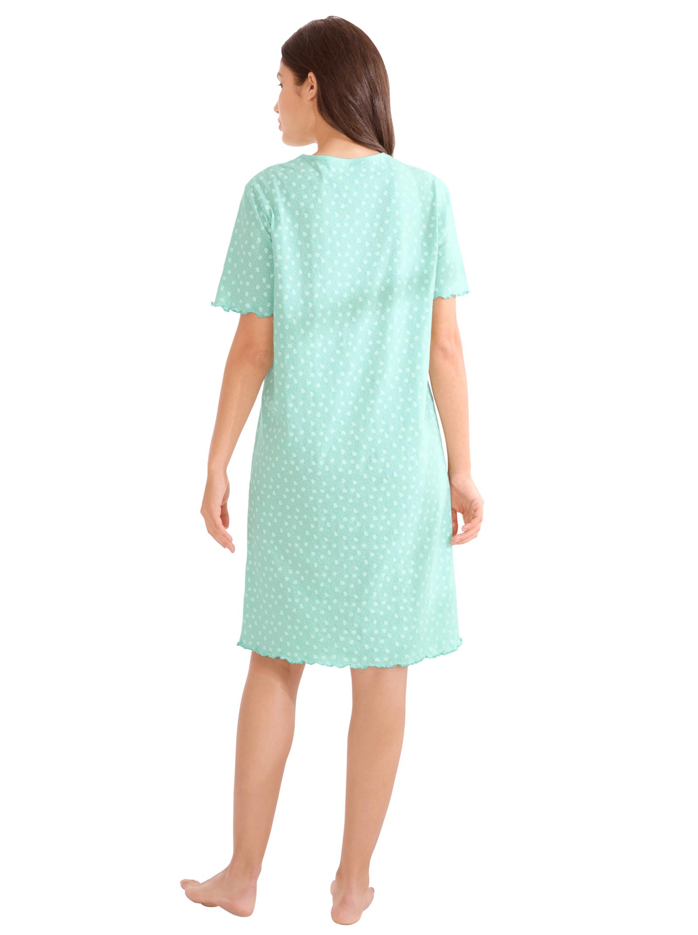 Nachthemd - mint-bedruckt