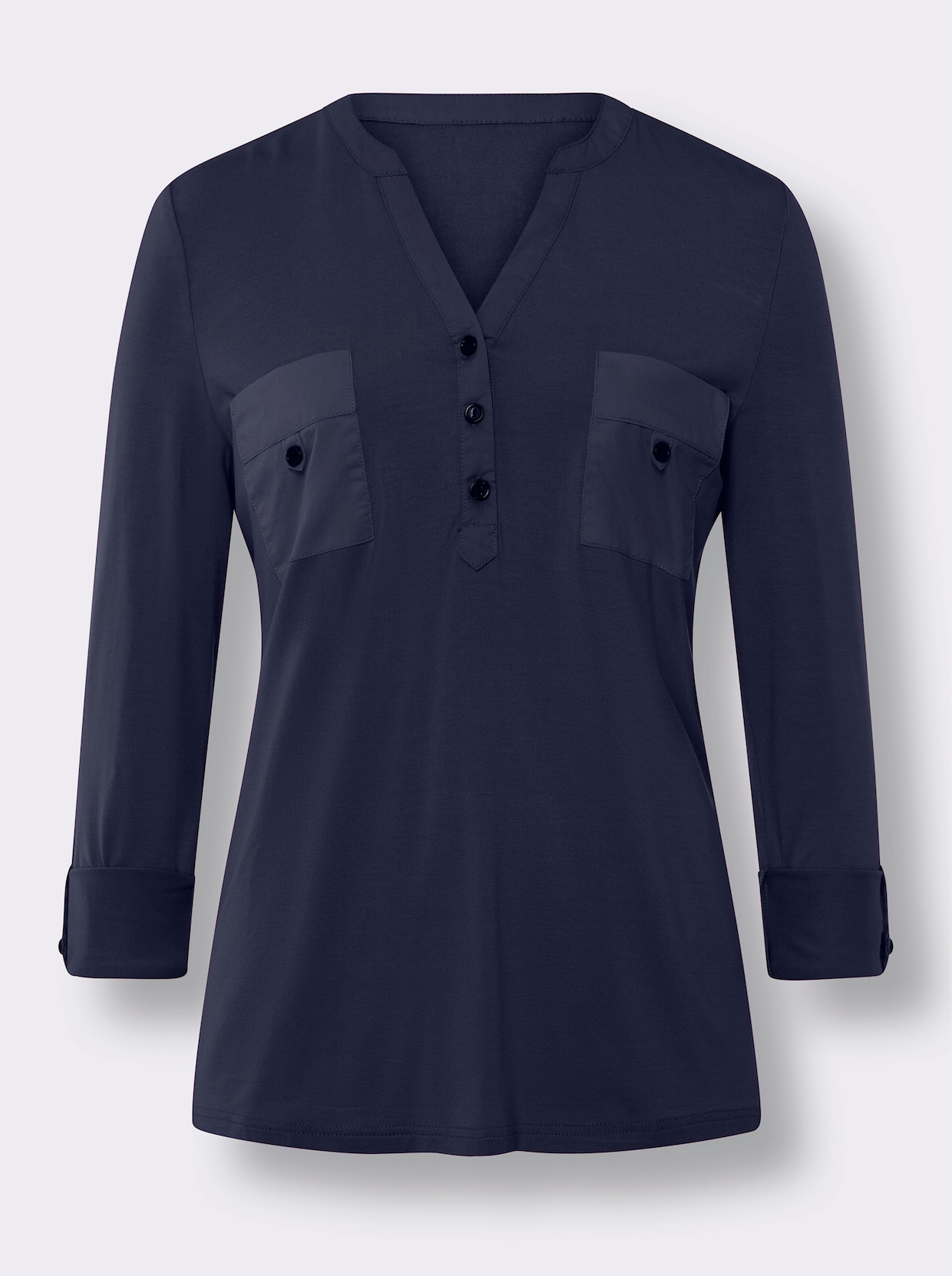 heine Blusenshirt - marine