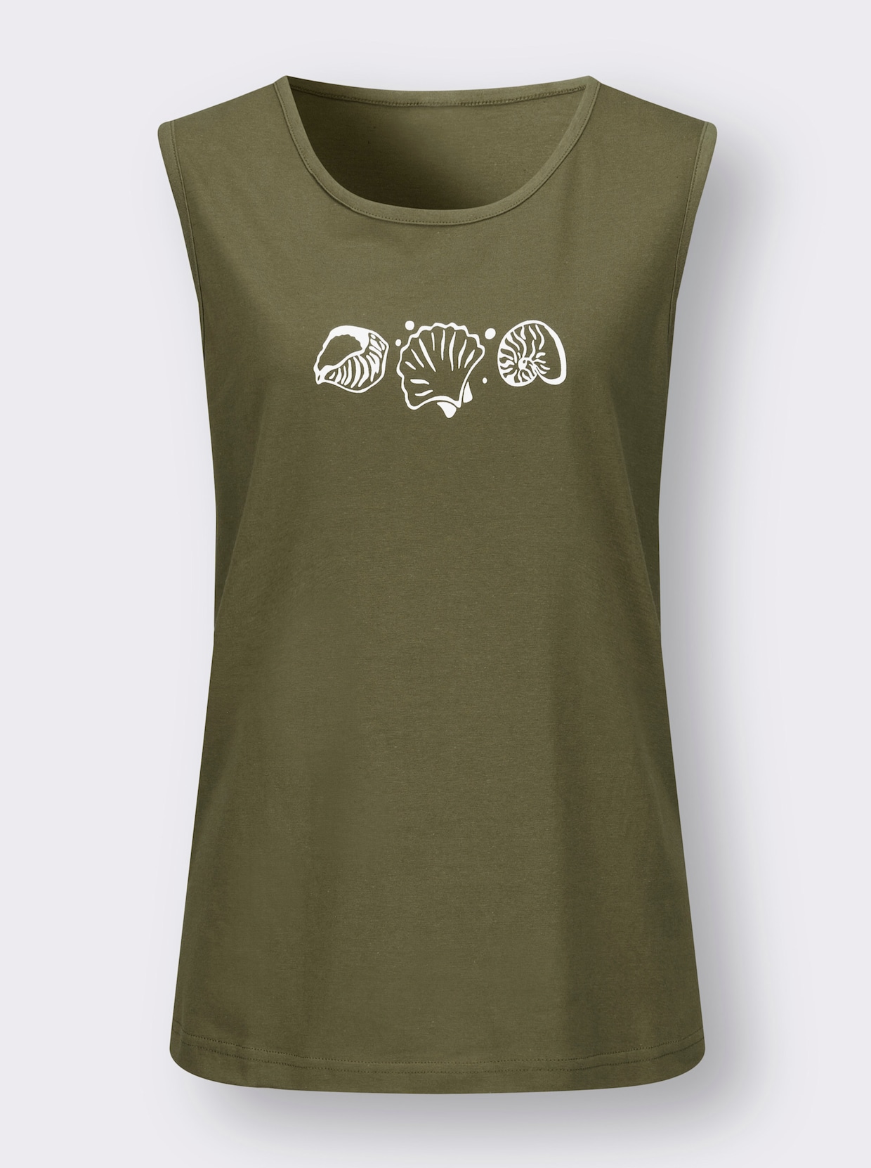 Shirttop - oliv