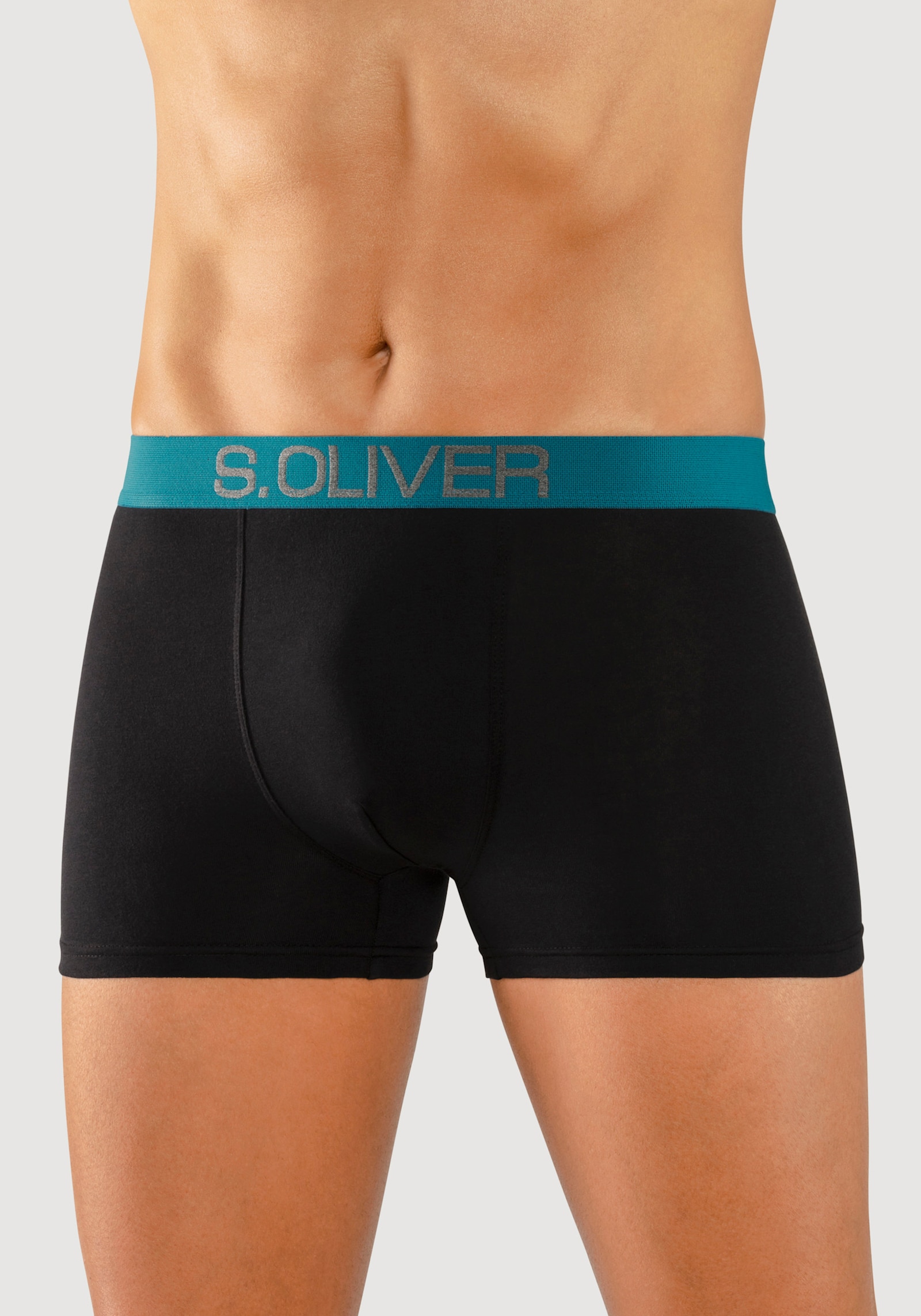 s.Oliver Boxer - schwarz-türkis / schwarz-hellblau / schwarz-marine / schwarz-royalblau