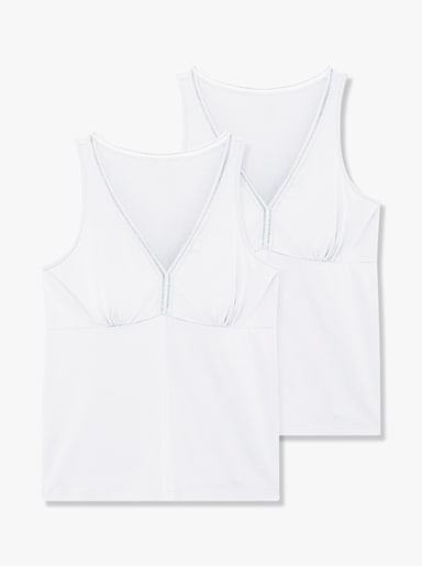 Nina von C. Achselhemd im Doppelpack - weiß
