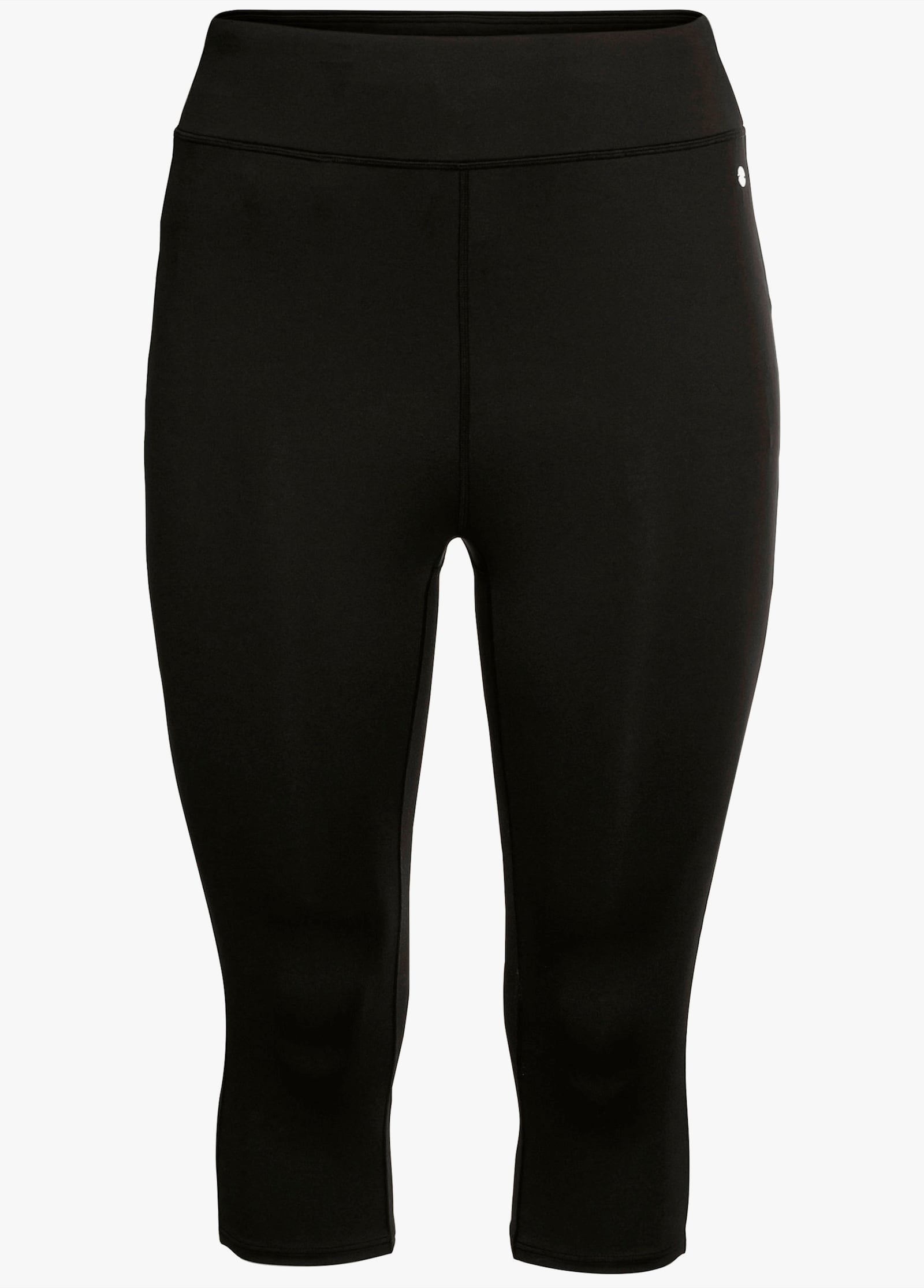 sheego Functionele tight in caprilengte - zwart