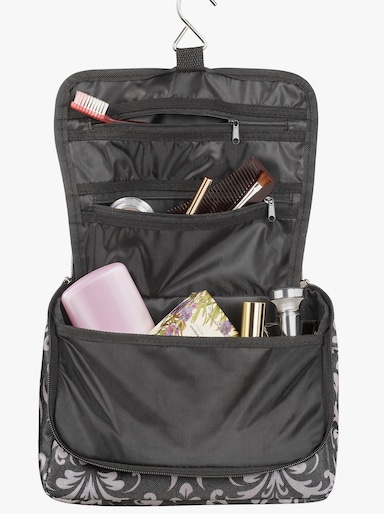 7-tlg. Reiseset - anthrazit-gemustert