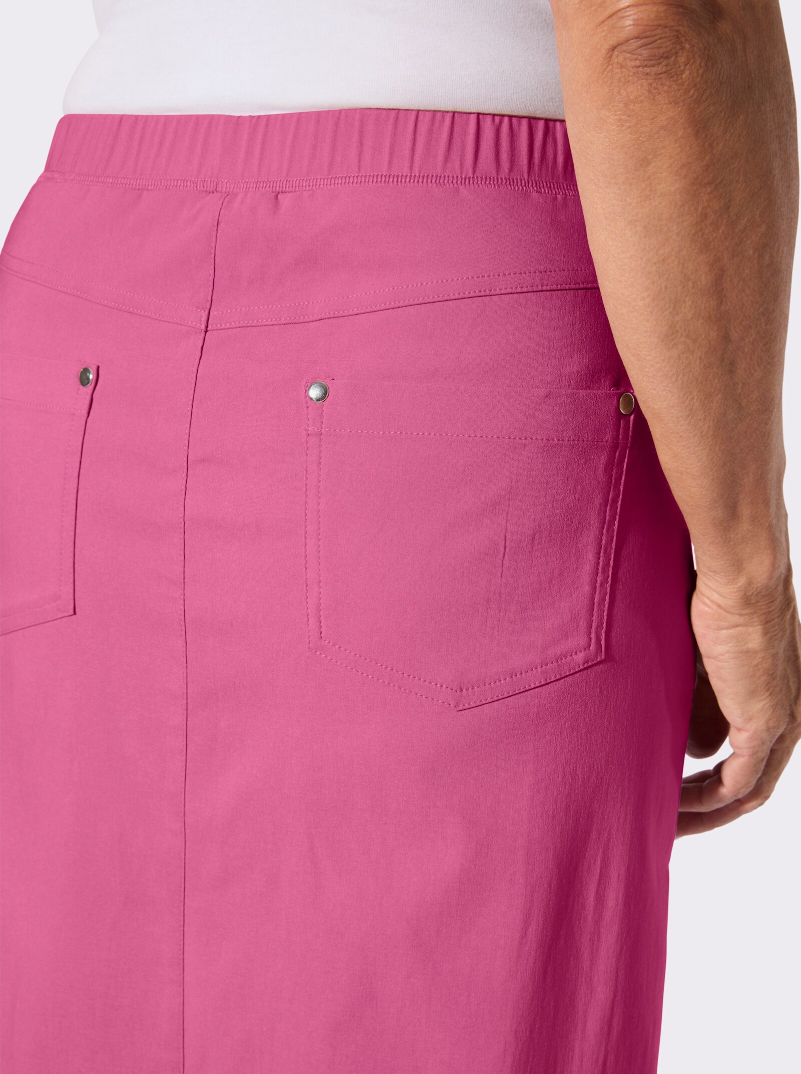 Schlupfrock in Bengalin-Qualität - fuchsia