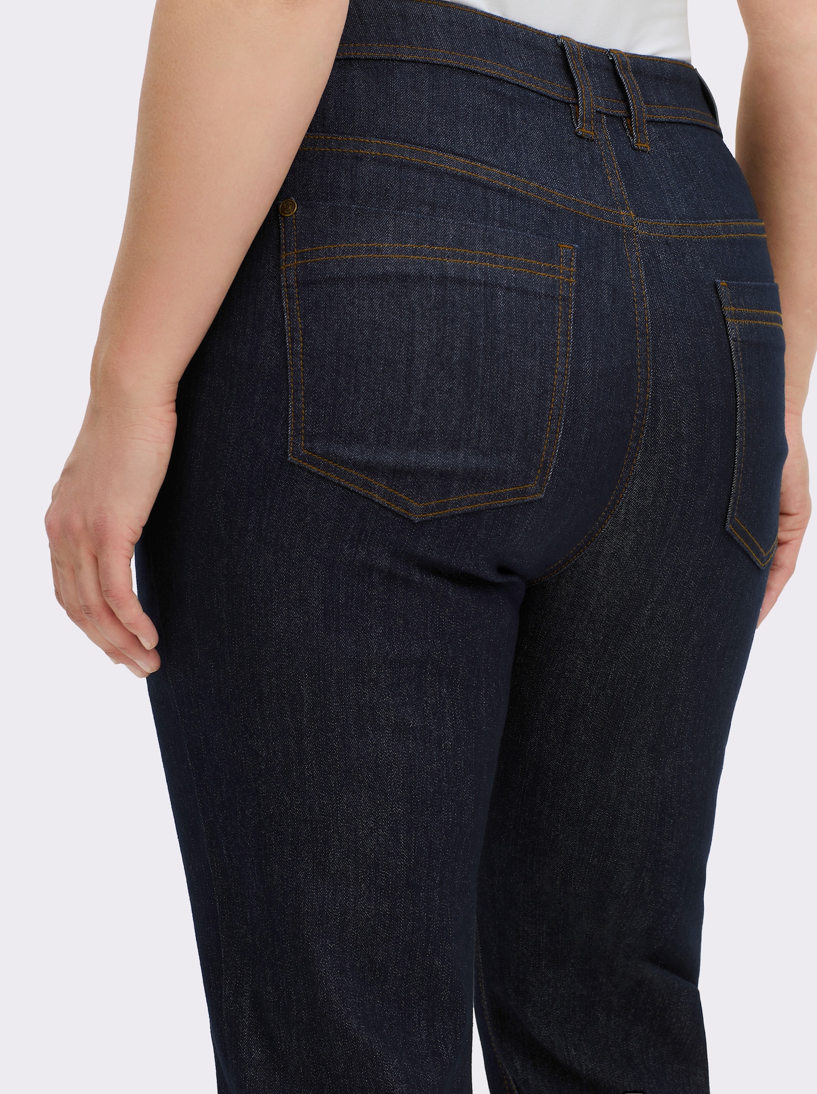 sheego Jeans in smal model - blue-black