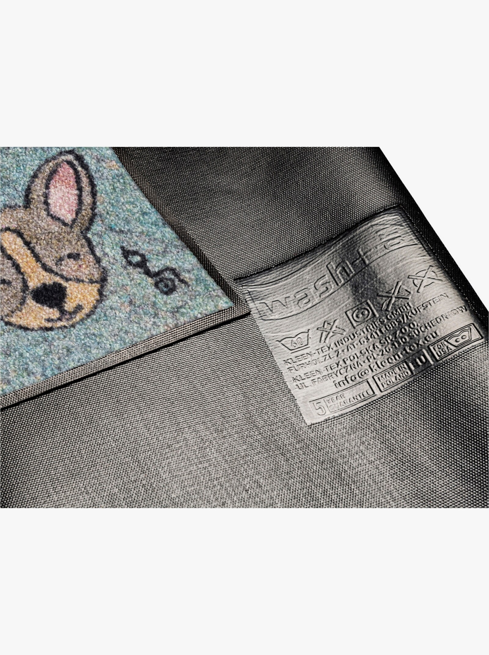 wash+dry by Kleen-Tex Fußmatte - blau-grau-gemustert