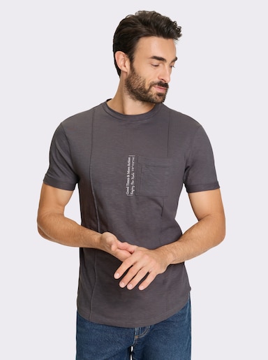 Marco Donati Kurzarmshirt - anthrazit
