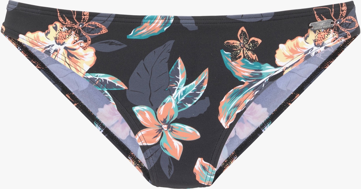 Venice Beach Bikini-Hose - schwarz-bedruckt