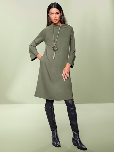 heine Robe en jersey - kaki