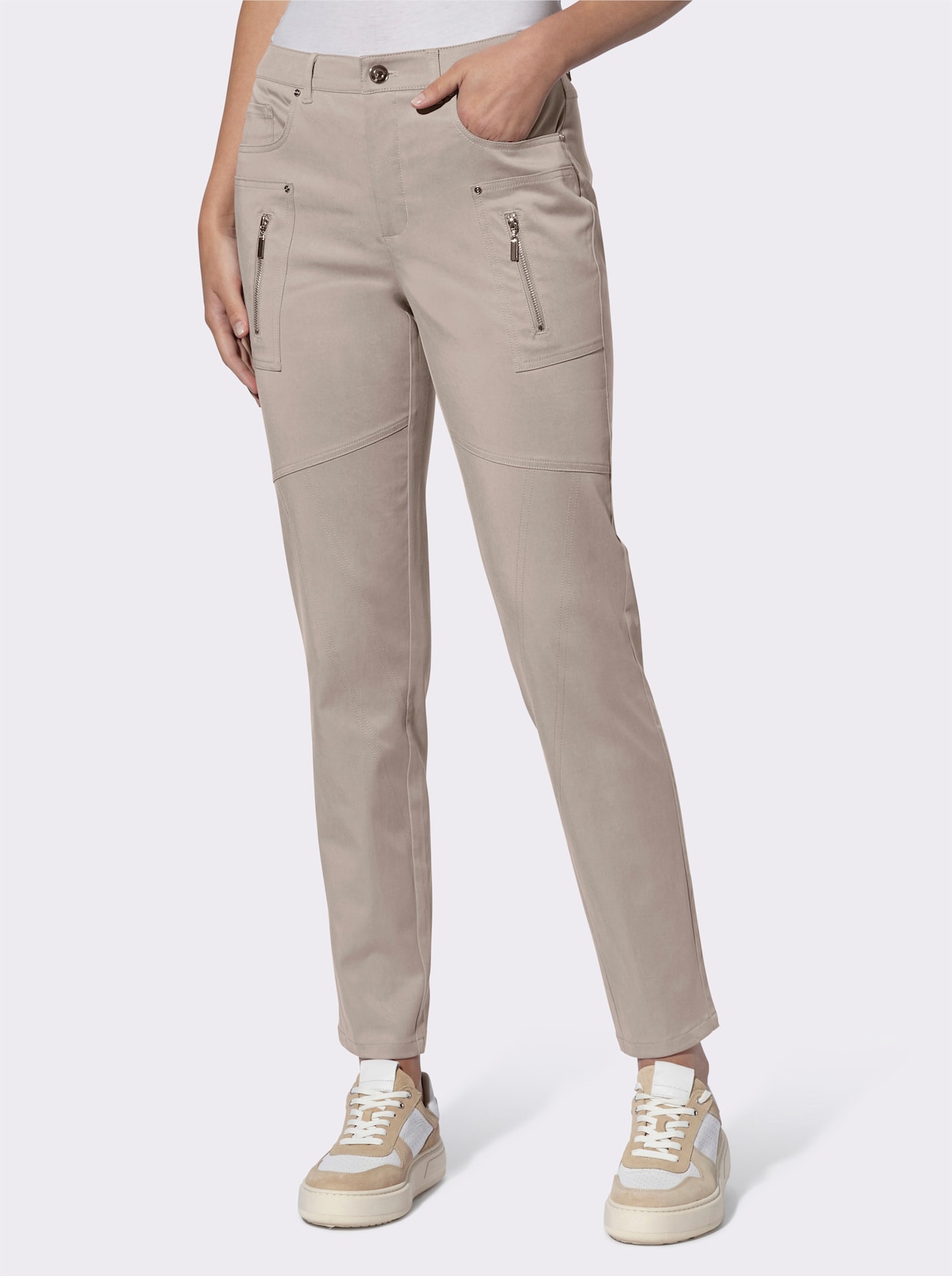 heine 5-Pocket-Hose - sesam