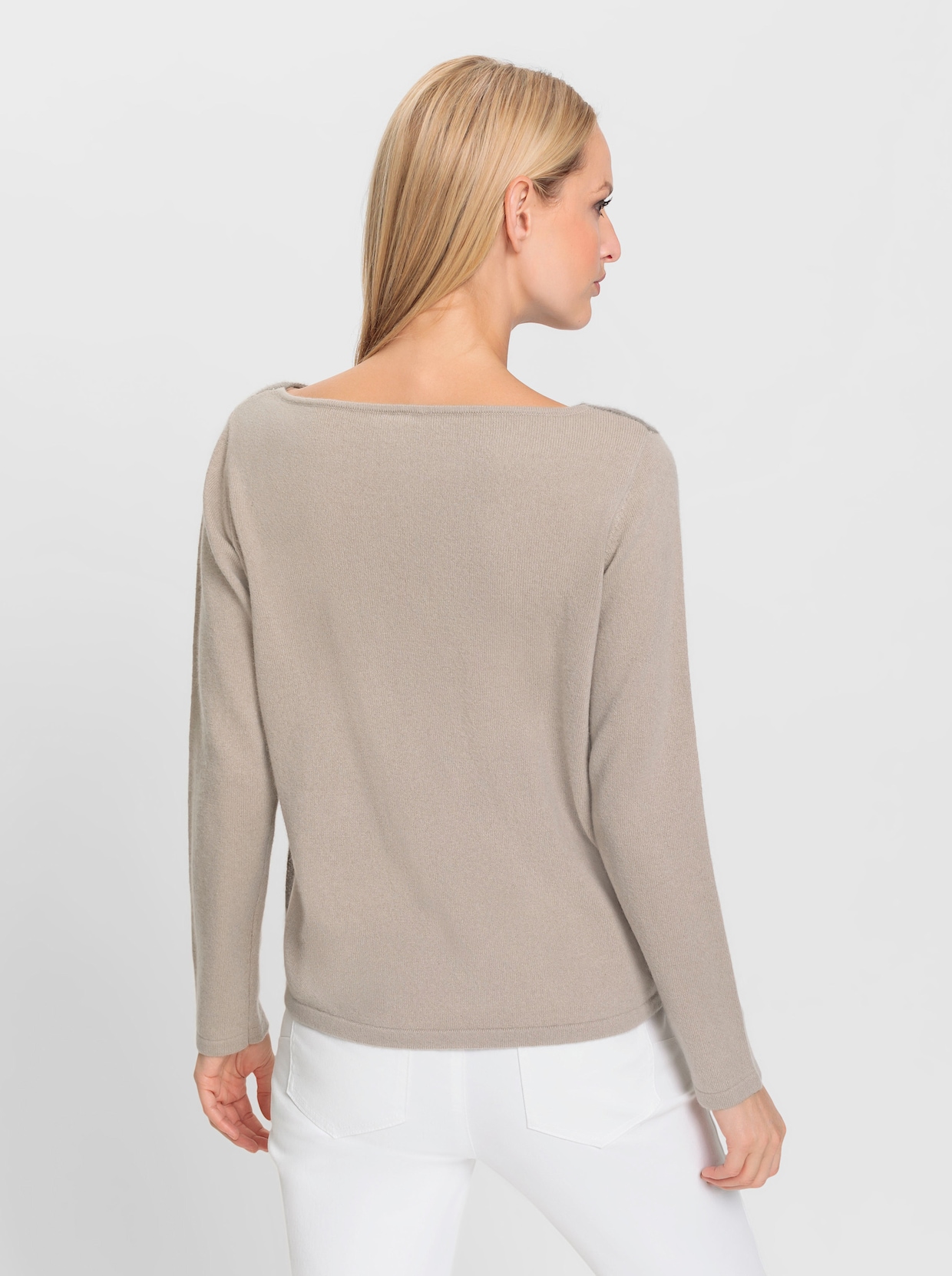 heine Kaschmirpullover - sesam-ecru