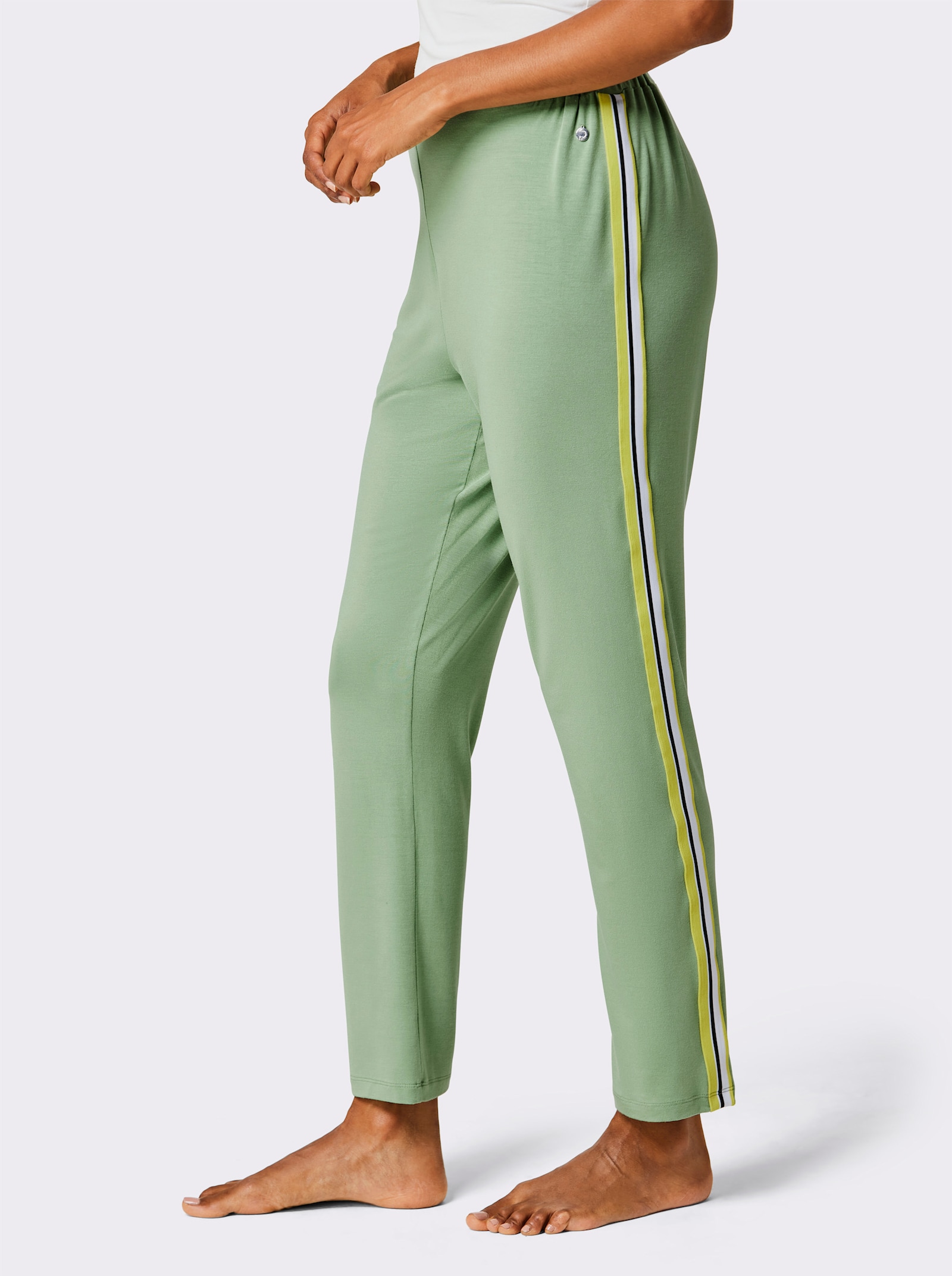 CREATION L PREMIUM Broek van modal - eucalyptus