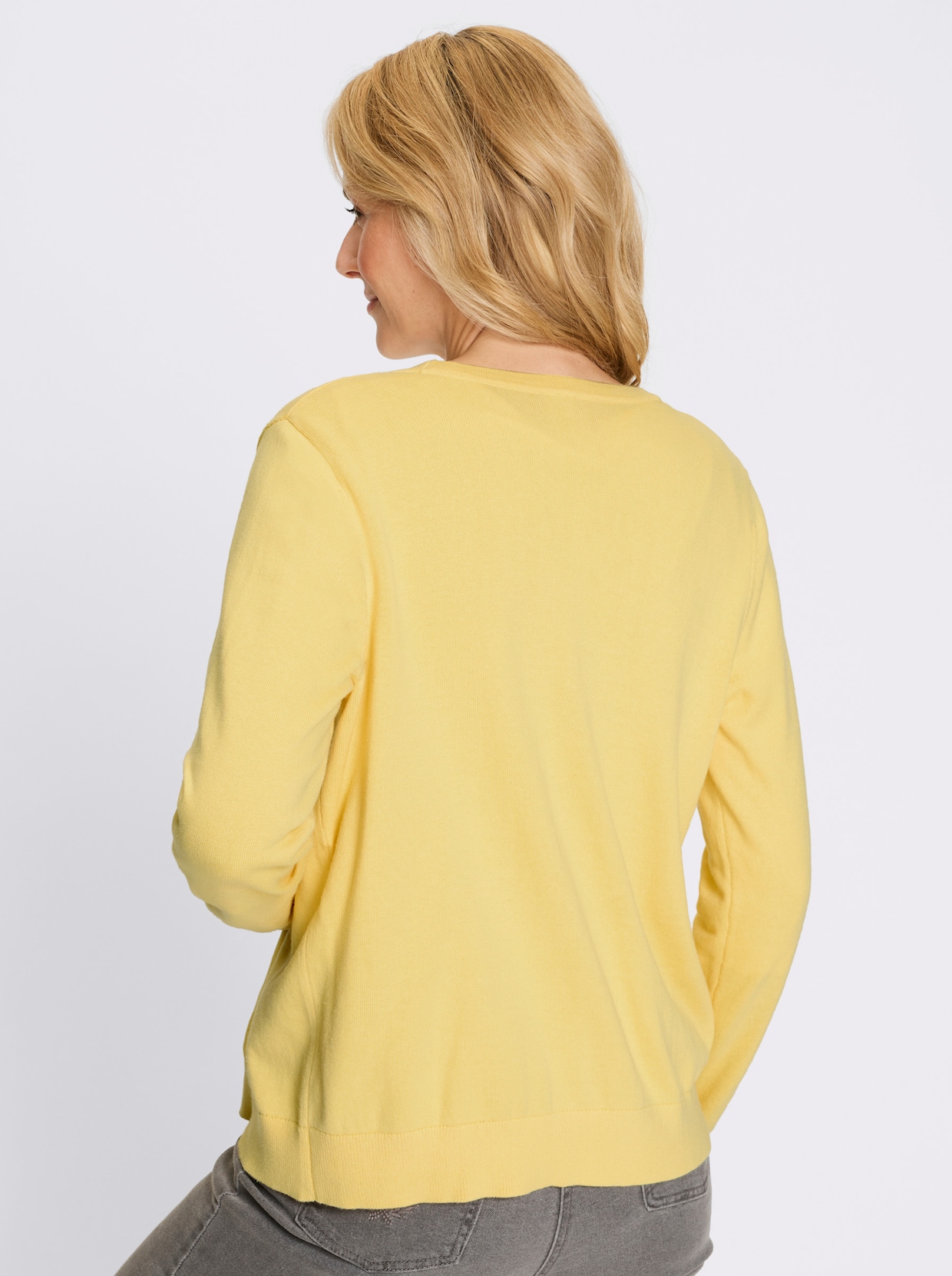 Cardigan - zitrone