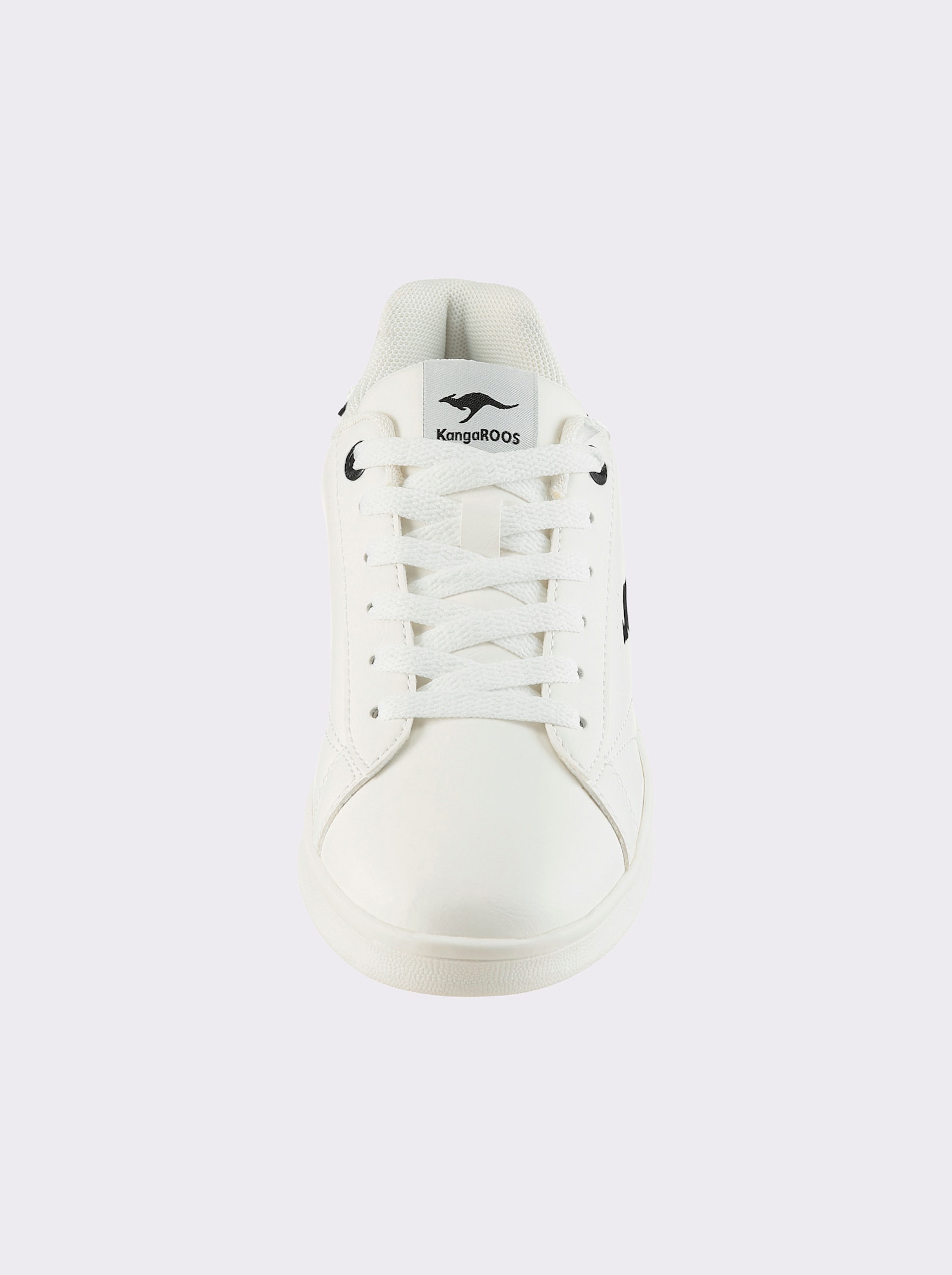 KangaROOS Sneaker aus Leder-Imitat, von KangaROOS - weiss-marine