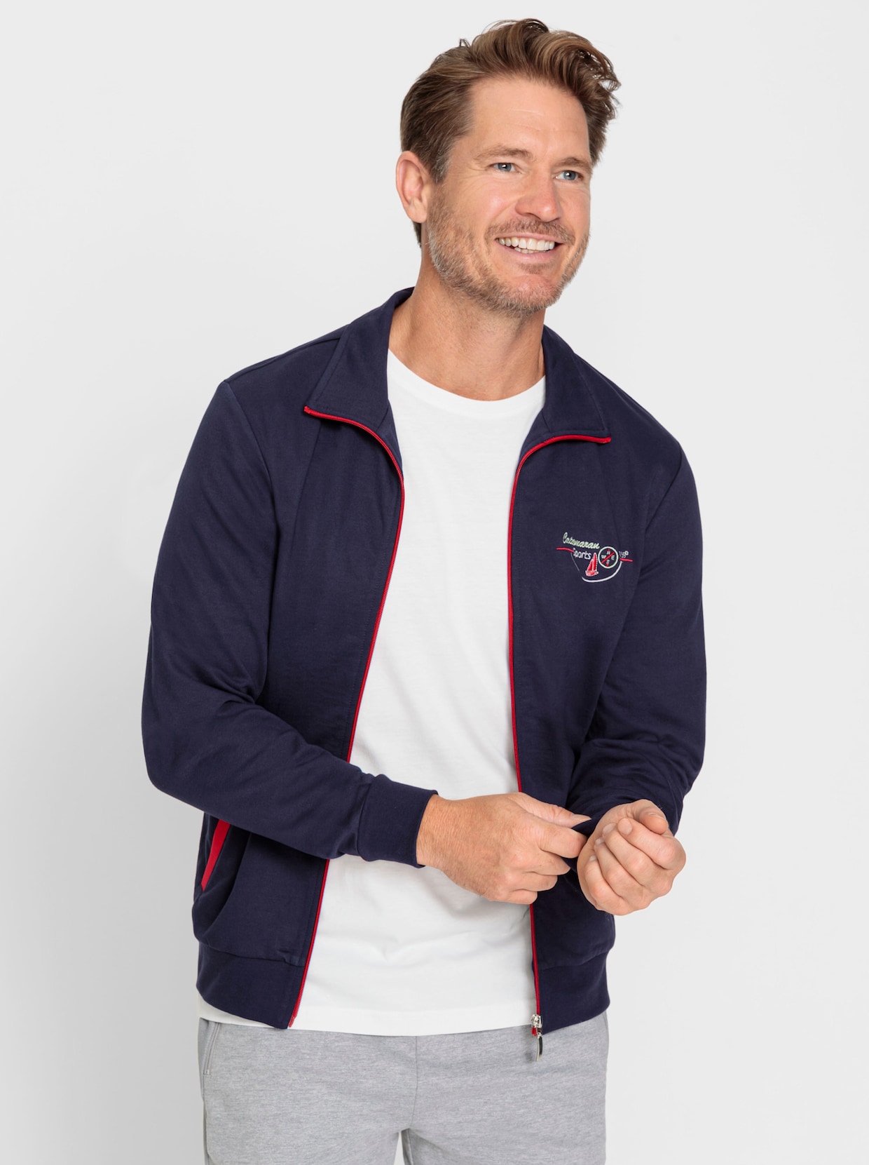 Catamaran Sports Sweatjacke - marine