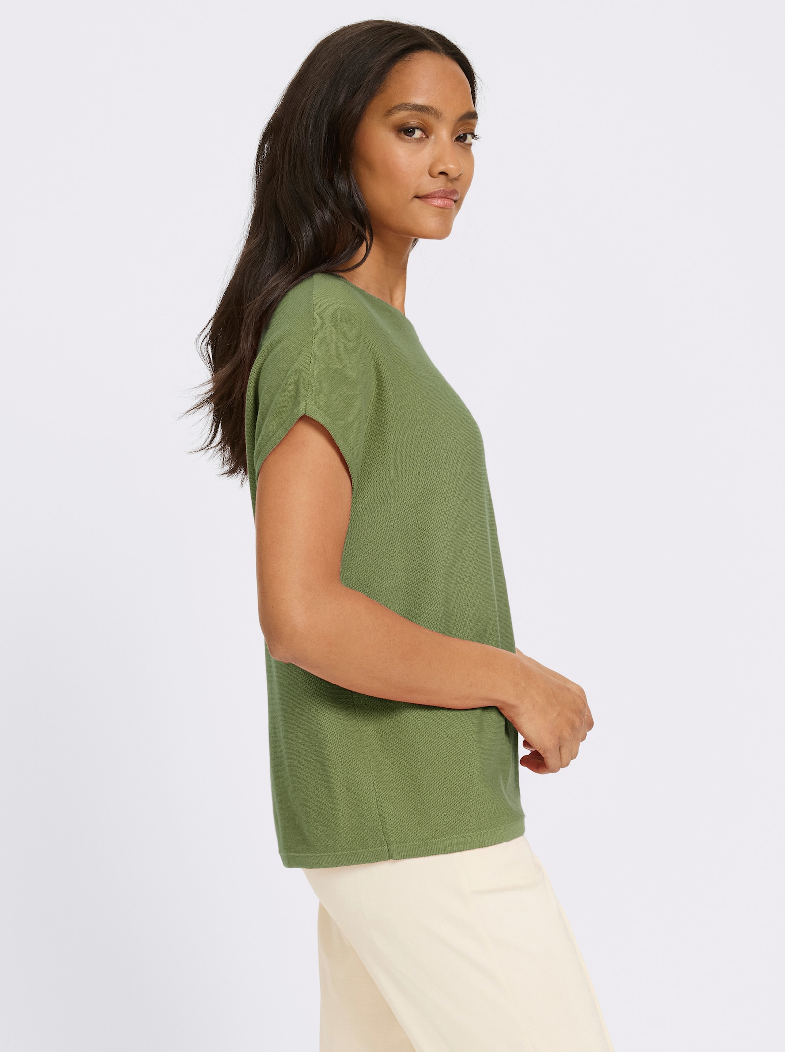 heine Pullunder im Linksstrick - eucalyptus