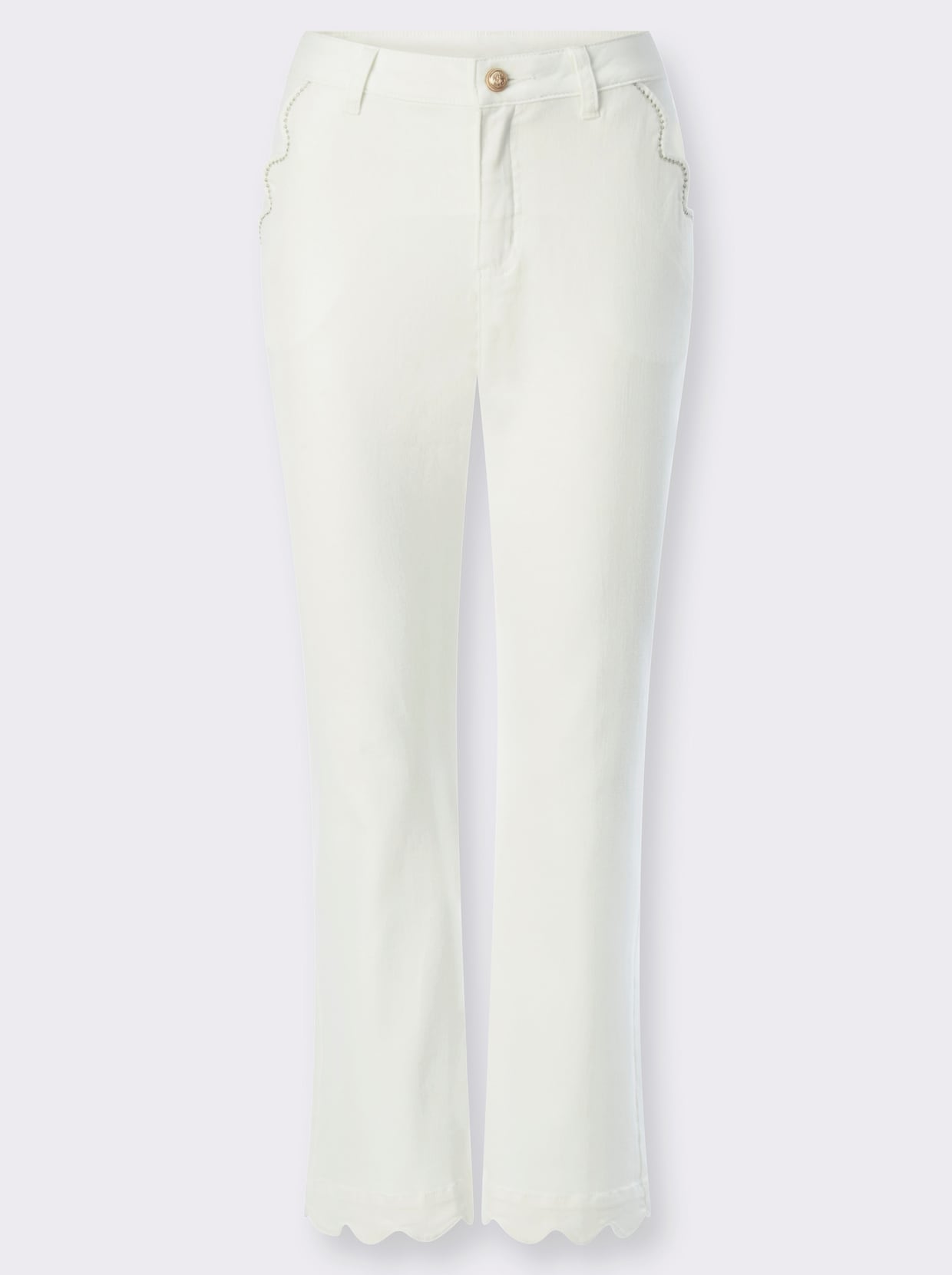 heine Push-up-Jeans - ecru