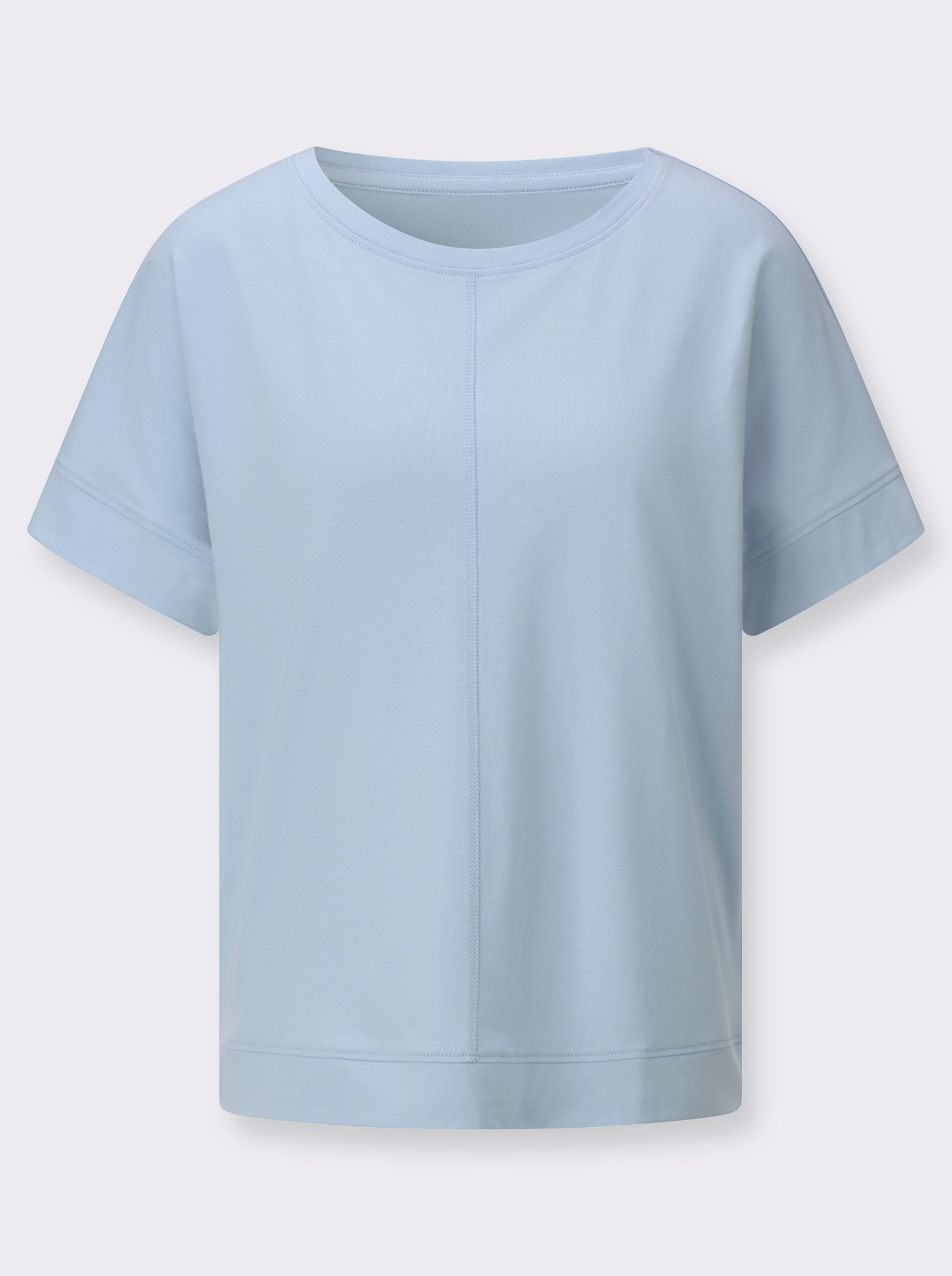 Halbarmshirt - hellblau